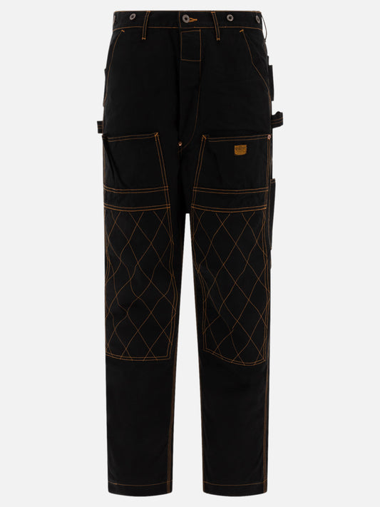 Pantaloni da lavoro 100% cotton  Nero - KAPITAL Uomo | PLP | VIETTI Online Store 
