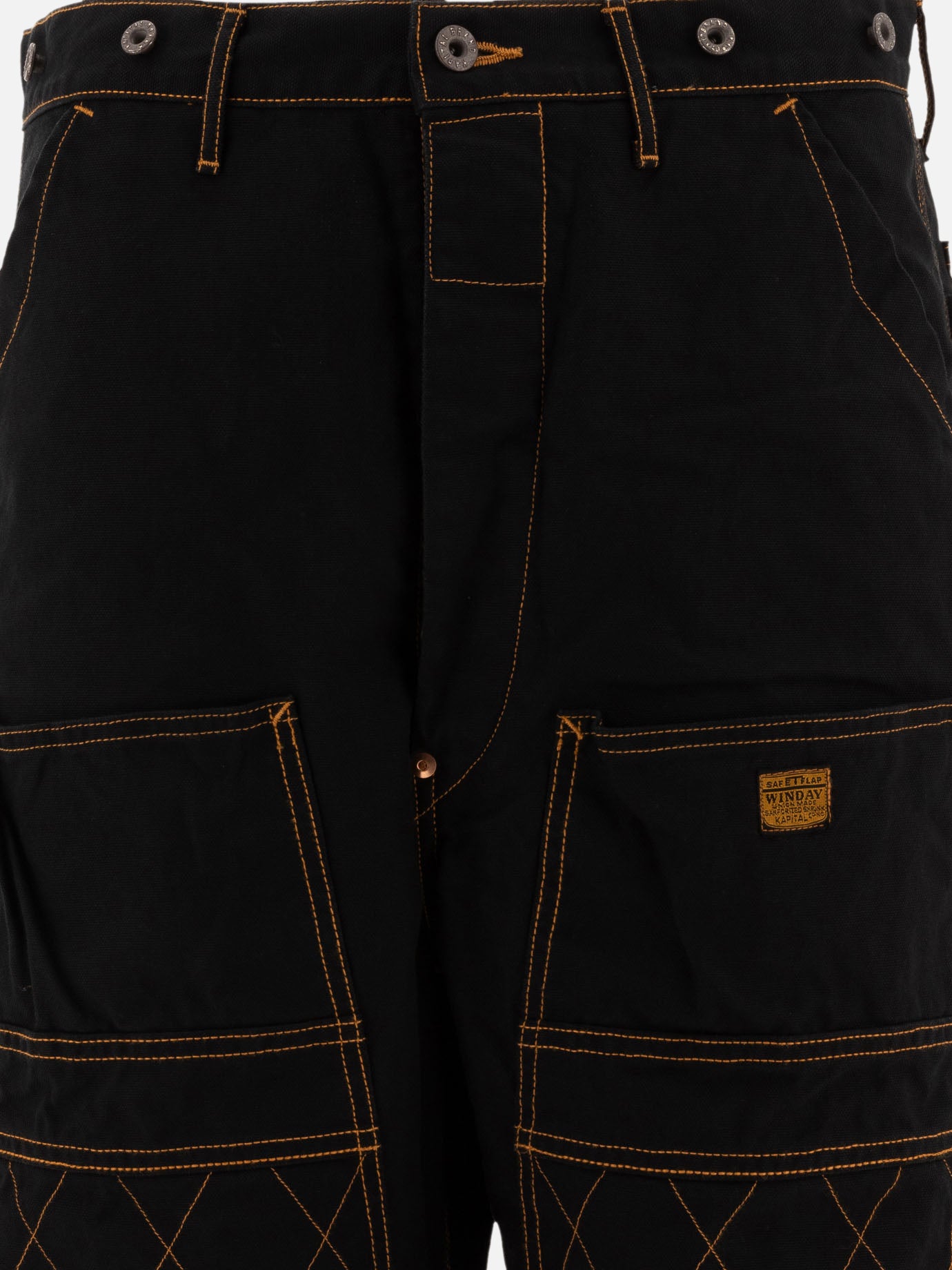 Work pants Solid colour  Black - KAPITAL Men | PDP | VIETTI Online Store | thumbnail_3