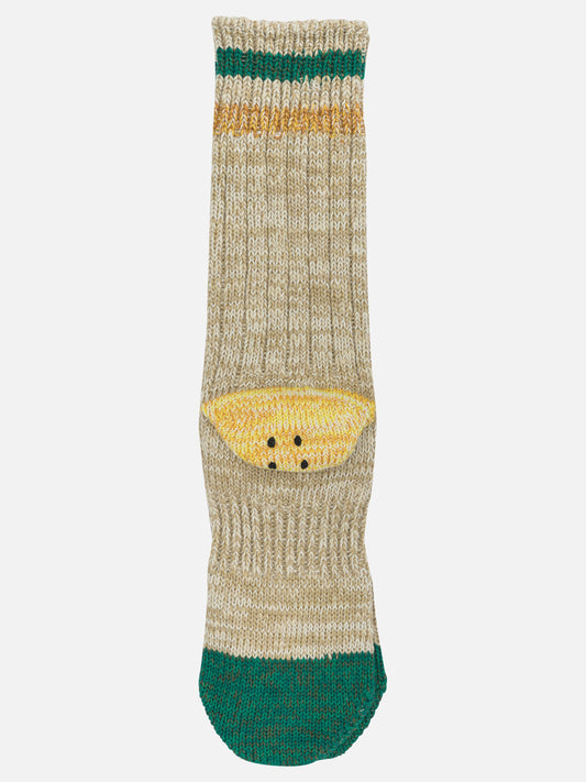 Classic socks 95% cotton 4% polyester 1% polyurethane  Beige - KAPITAL Men | PDP | VIETTI Online Store 
