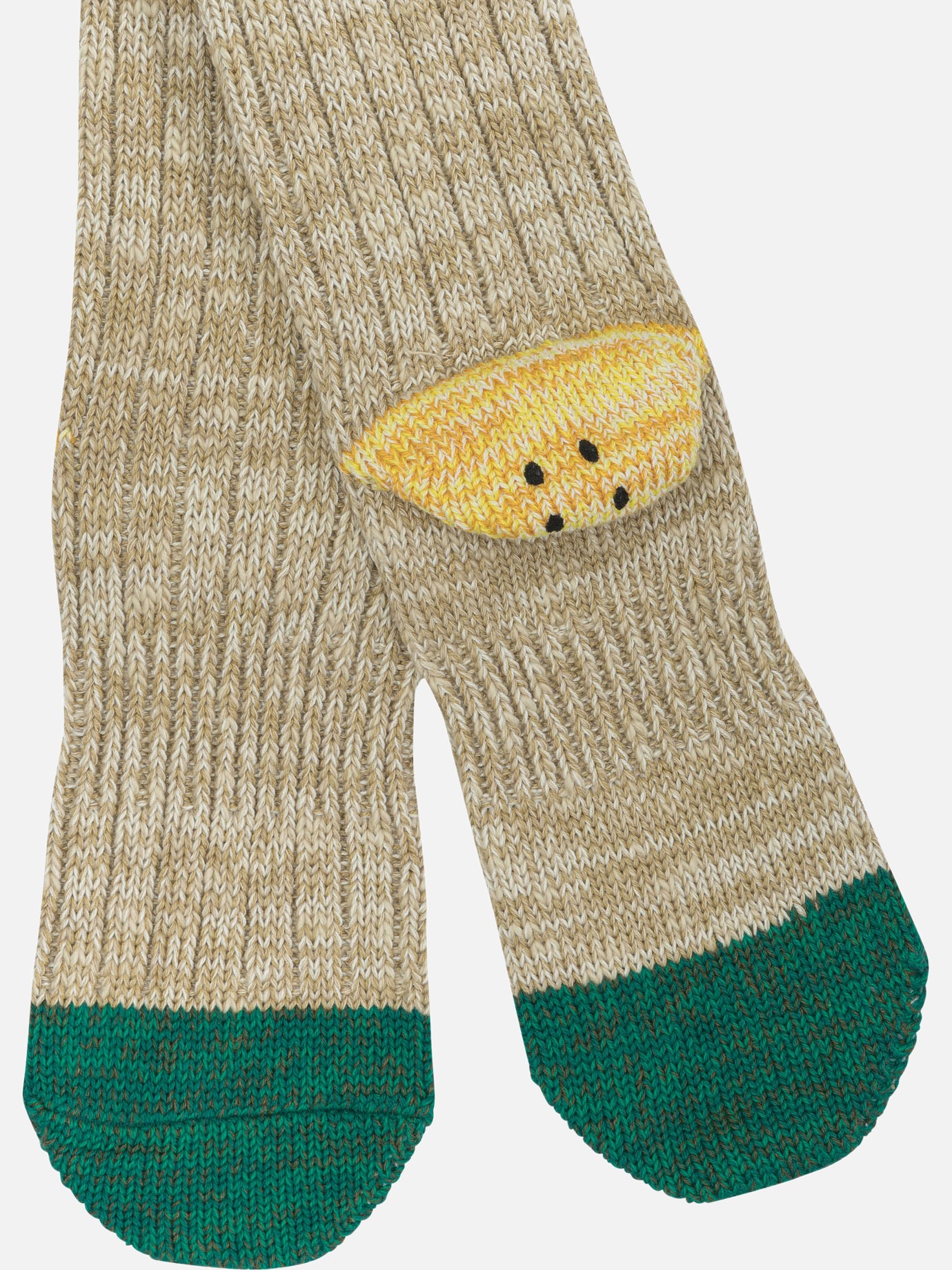 Classic socks 95% cotton 4% polyester 1% polyurethane  Beige - KAPITAL Men | PDP | VIETTI Online Store | Zoom-Modal_2
