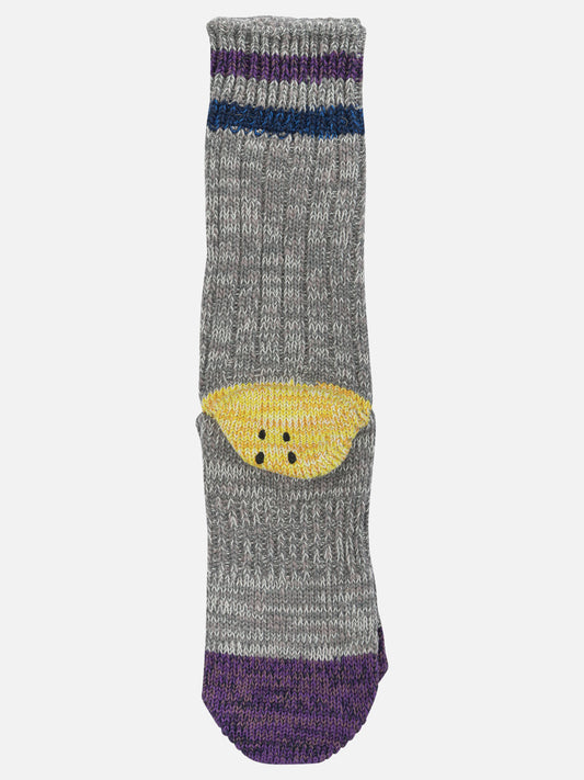 Classic socks 95% cotton 4% polyester 1% polyurethane  Grey - KAPITAL Men | PDP | VIETTI Online Store 
