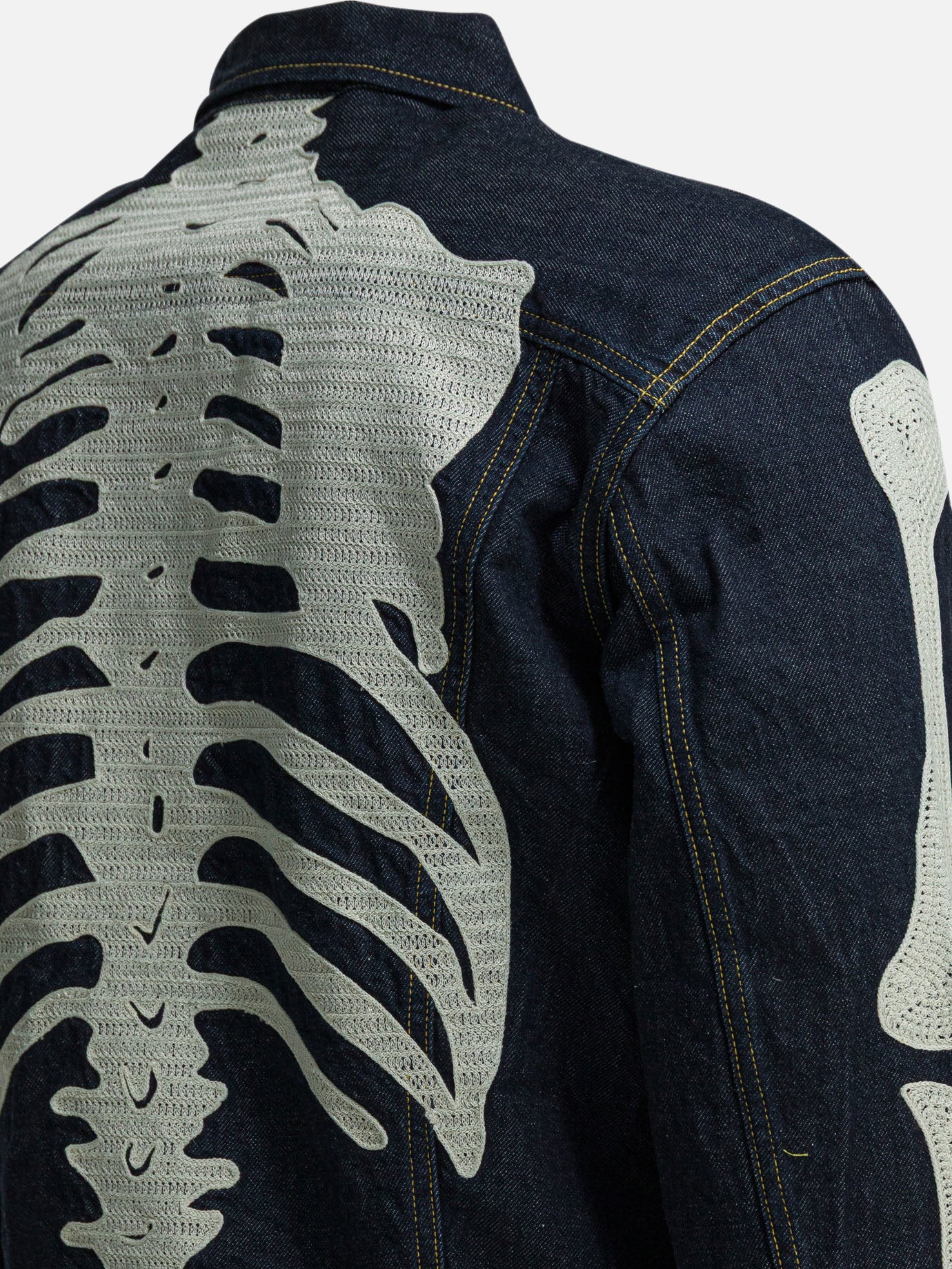 Denim jackets Solid colour  Blue - KAPITAL Men | PDP | VIETTI Online Store | thumbnail_3