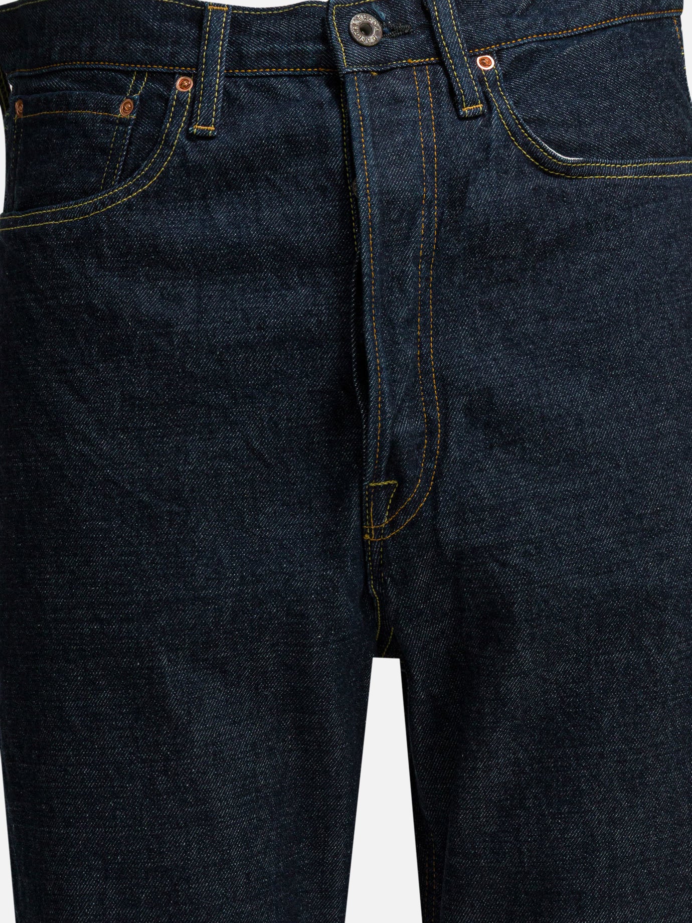 Jeans a gamba dritta Solid colour  Blu - KAPITAL Uomo | PDP | VIETTI Online Store | Zoom-Modal_3
