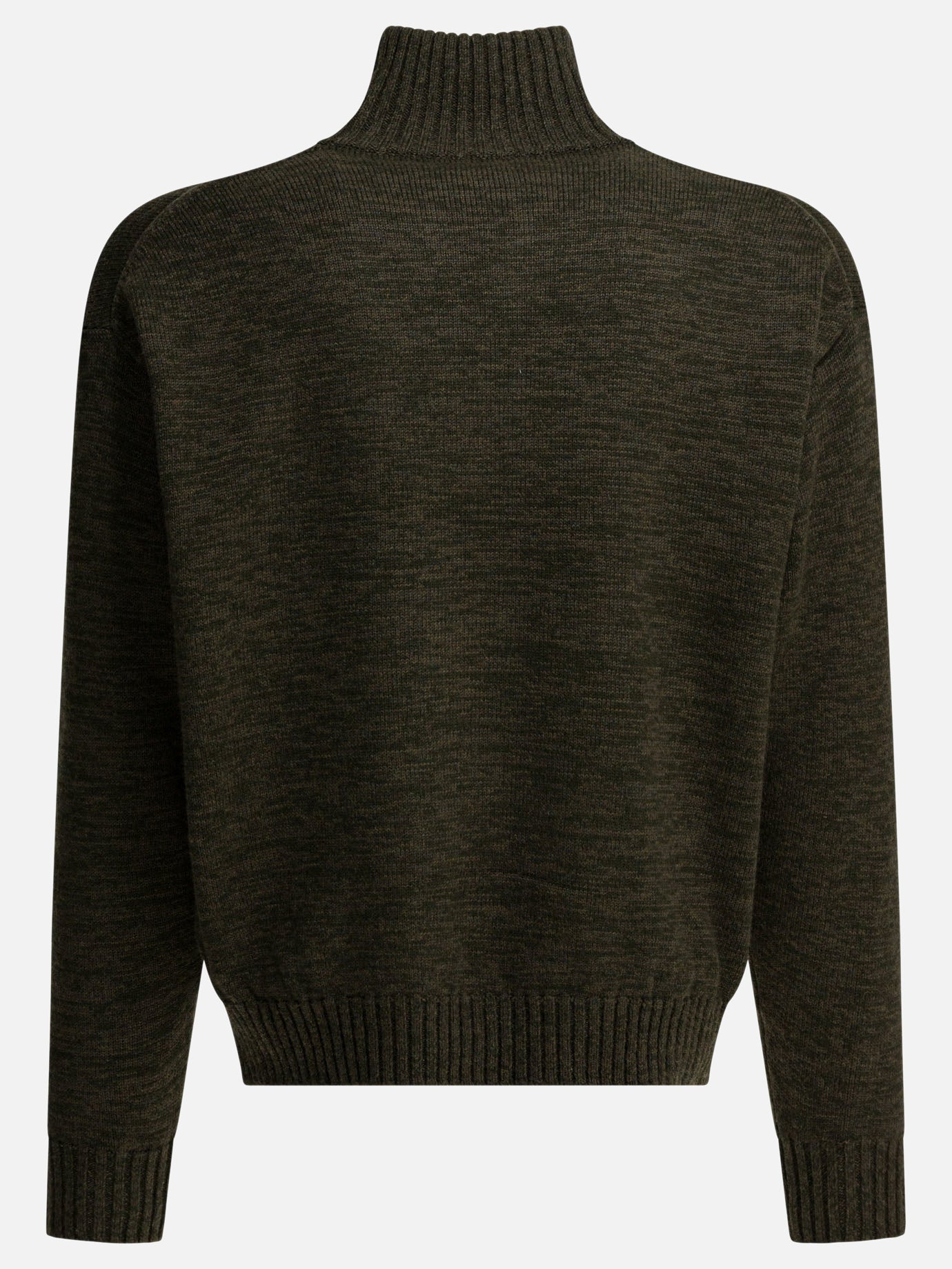 Maglioni con mezza zip Solid colour  Verde - KAPITAL Uomo | PDP | VIETTI Online Store | Zoom-Modal_2
