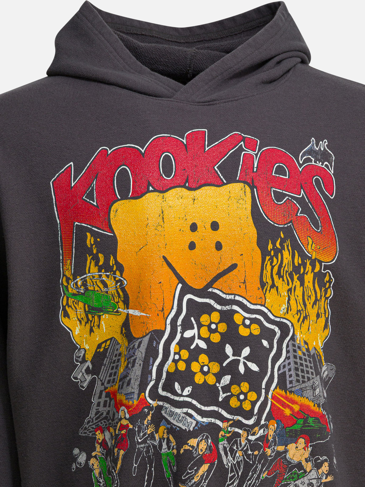 KAPITAL "Buster Peckish Rainbowy" Sweatshirt Brown - VIETTI