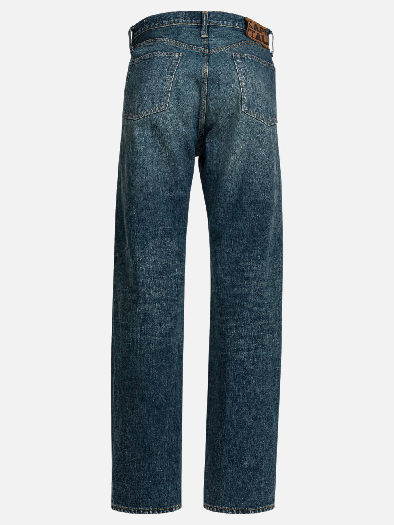 Straight-leg jeans Solid colour  Blue - KAPITAL Men | PDP | VIETTI Online Store | thumbnail_2