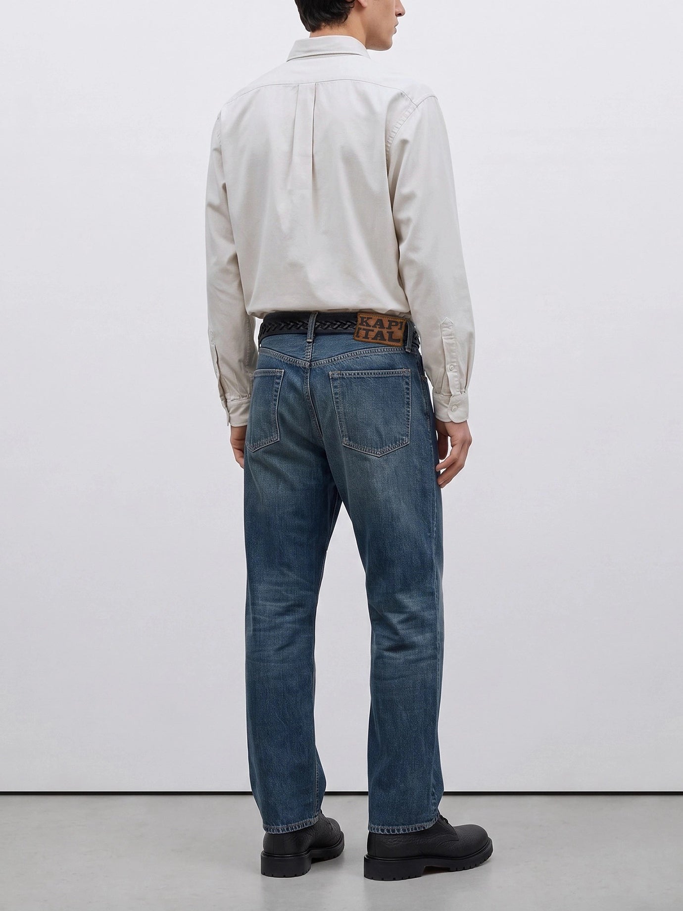 Straight-leg jeans Solid colour  Blue - KAPITAL Men | PDP | VIETTI Online Store | thumbnail_6