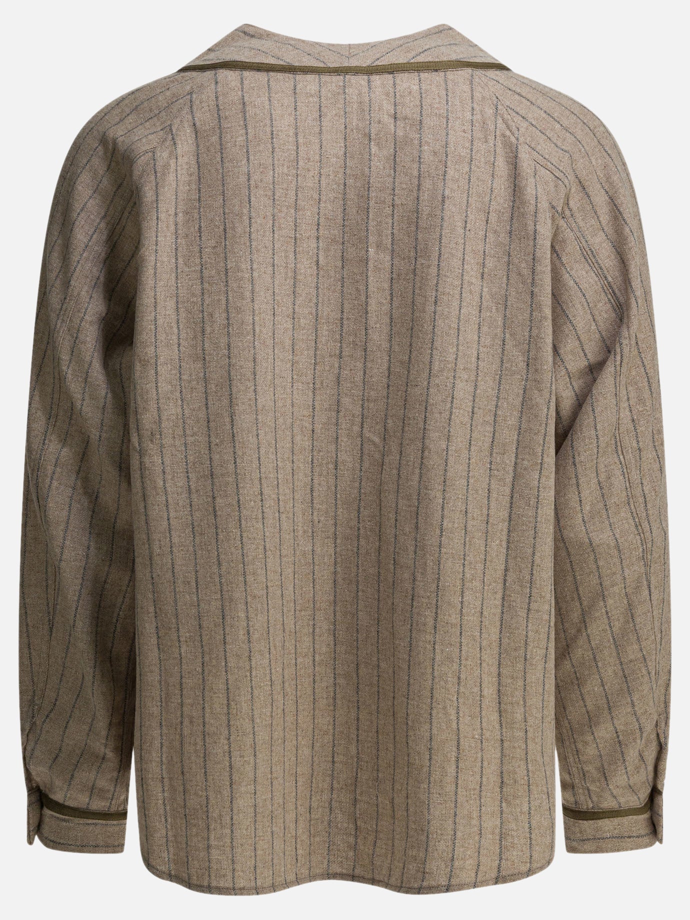 Overshirt jackets Pinstriped  Beige - KAPITAL Men | PDP | VIETTI Online Store | Zoom-Modal_2
