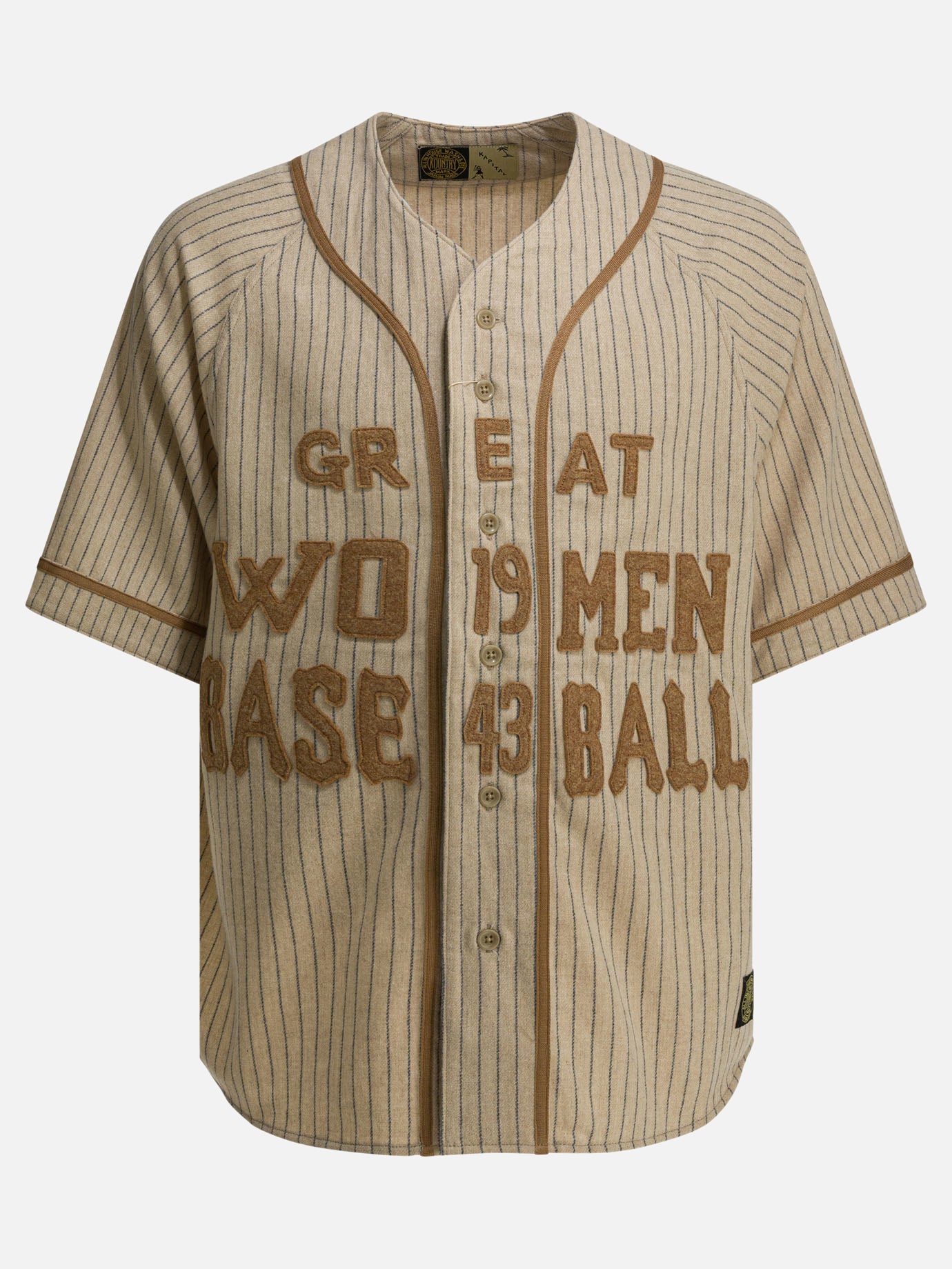 Camicie casual Striped  Beige - KAPITAL Uomo | PDP | VIETTI Online Store | Zoom-Modal
