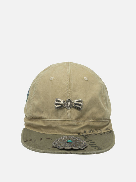 Baseball caps 100% cotton  Beige - KAPITAL Men | PLP | VIETTI Online Store 
