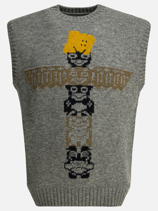 Gilet Graphics  Grigio - KAPITAL Uomo | PLP | VIETTI Online Store 
