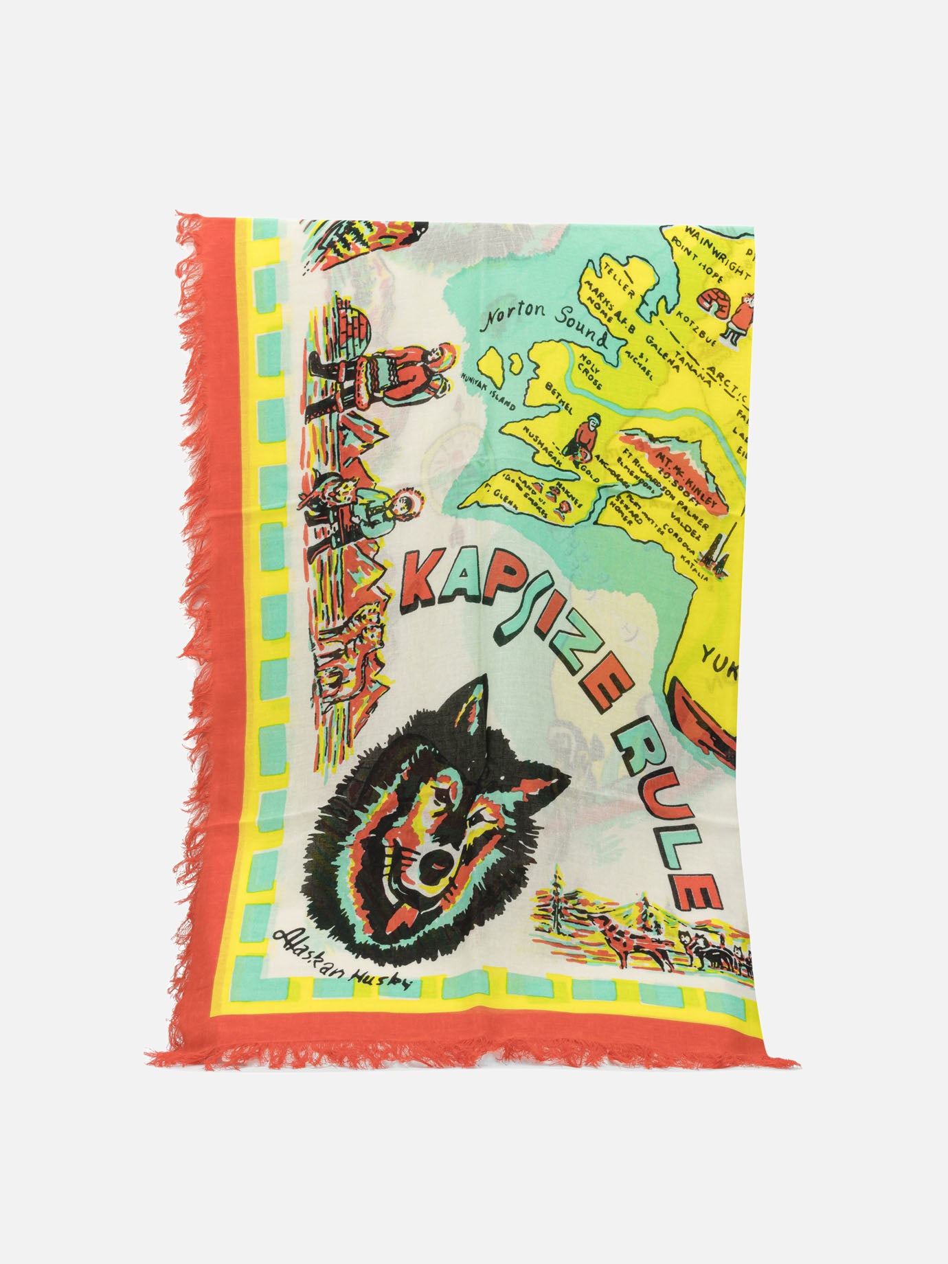 Foulard 100% rayon  Beige - KAPITAL Uomo | PDP | VIETTI Online Store | Zoom-Modal
