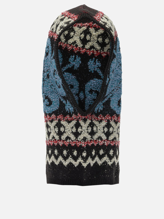 KAPITAL "Snow-Gala" Balaclava Black

