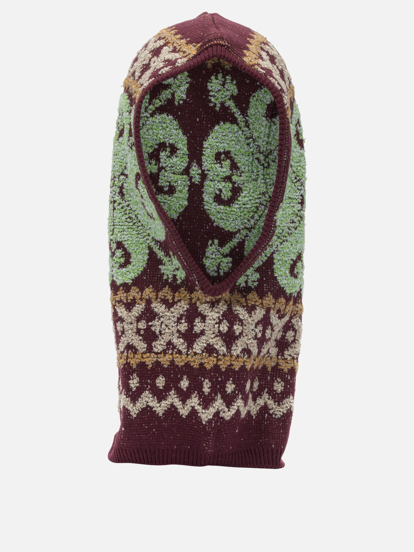 Passamontagna 100% wool  Bordeaux - KAPITAL Uomo | PDP | VIETTI Online Store | thumbnail