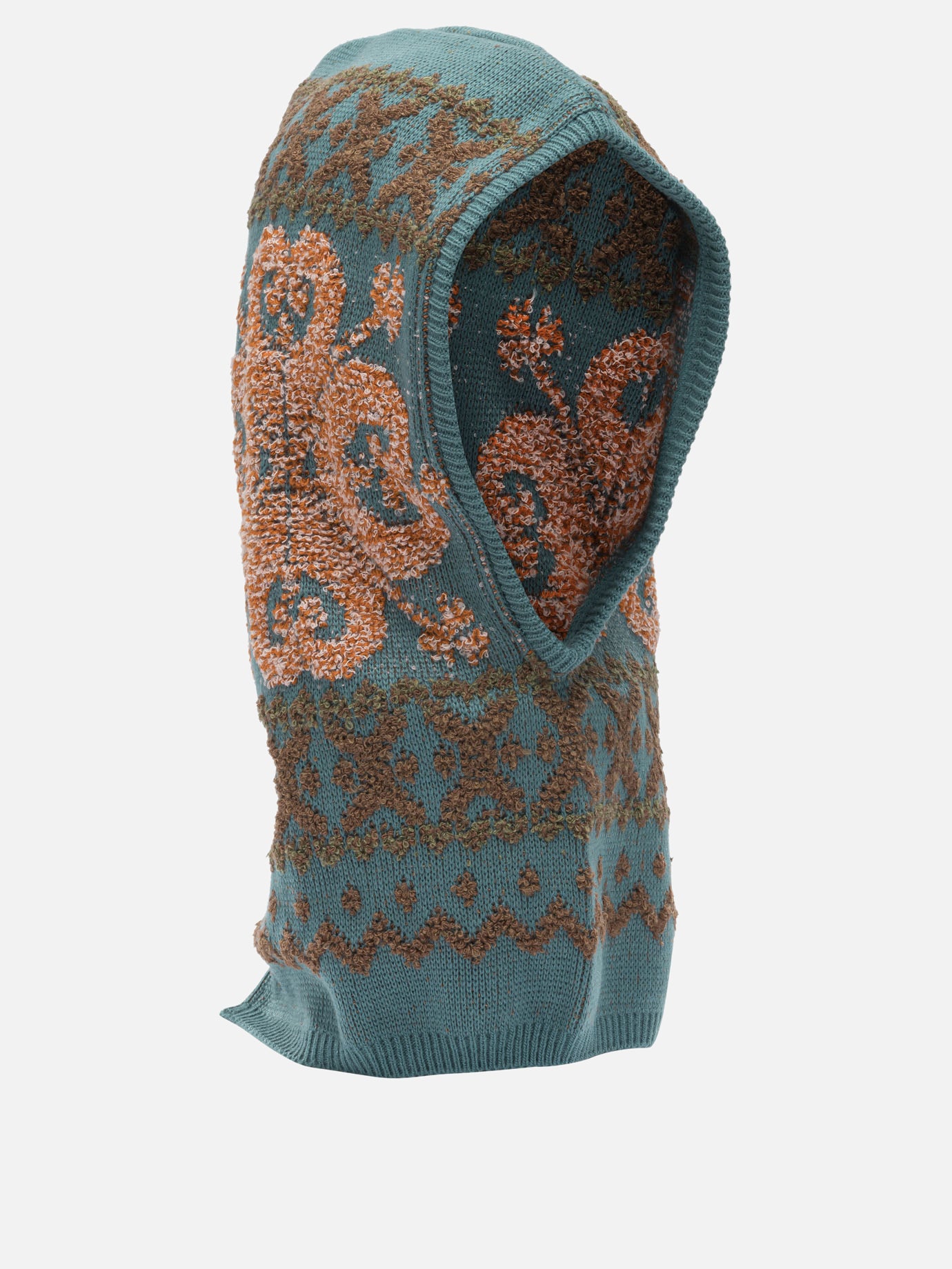 Passamontagna 100% wool  Blu - KAPITAL Uomo | PDP | VIETTI Online Store | Zoom-Modal_2
