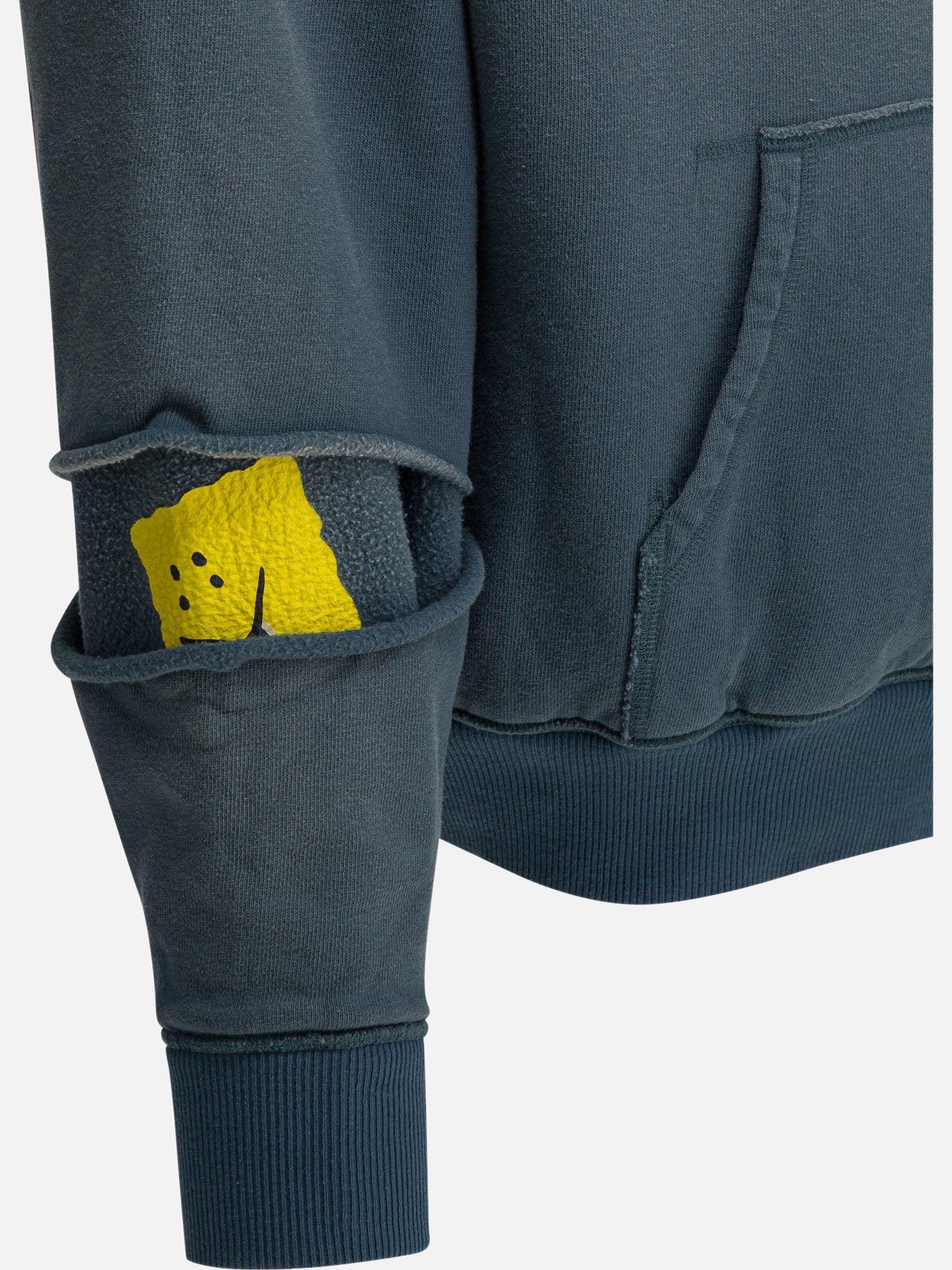 Felpe con cappuccio Solid colour  Blu - KAPITAL Uomo | PDP | VIETTI Online Store | Zoom-Modal_3
