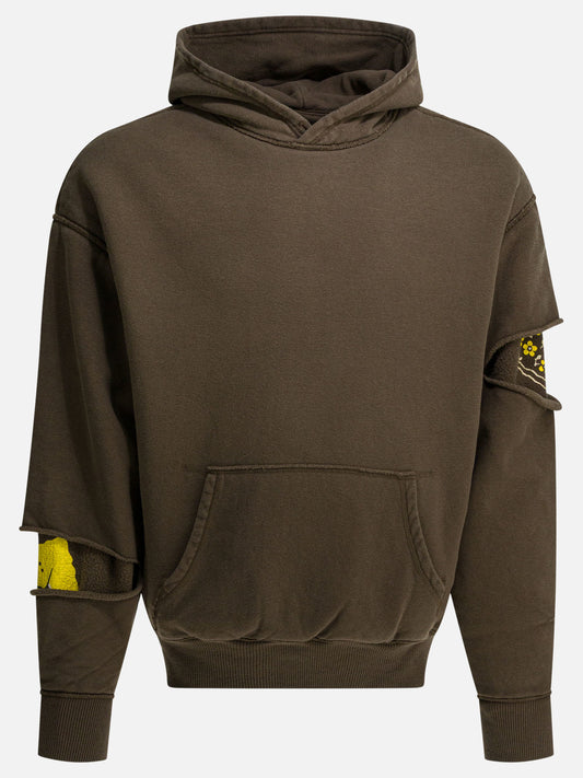 Felpe con cappuccio Solid colour  Marrone - KAPITAL Uomo | PDP | VIETTI Online Store 
