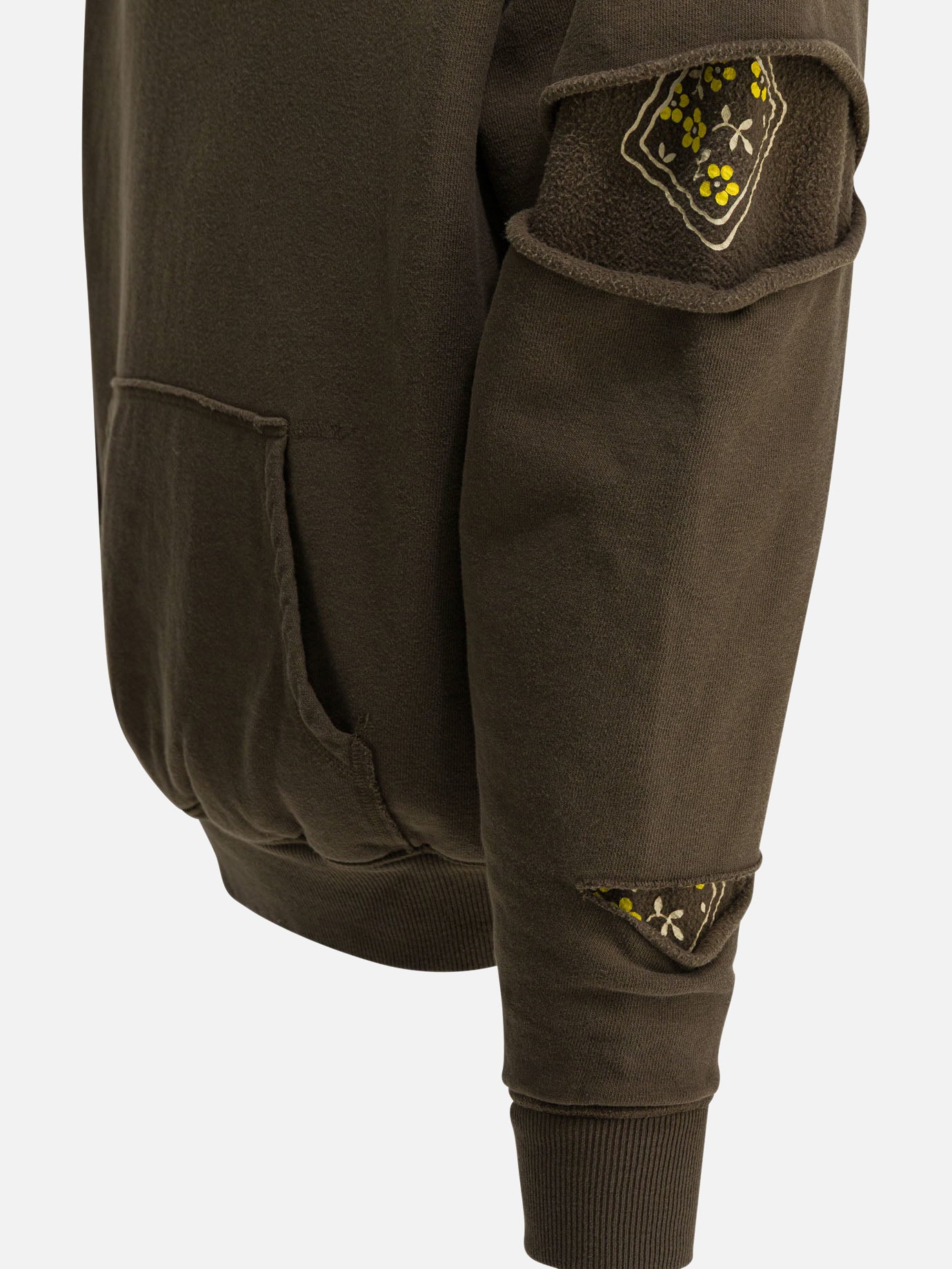 Felpe con cappuccio Solid colour  Marrone - KAPITAL Uomo | PDP | VIETTI Online Store | thumbnail_4