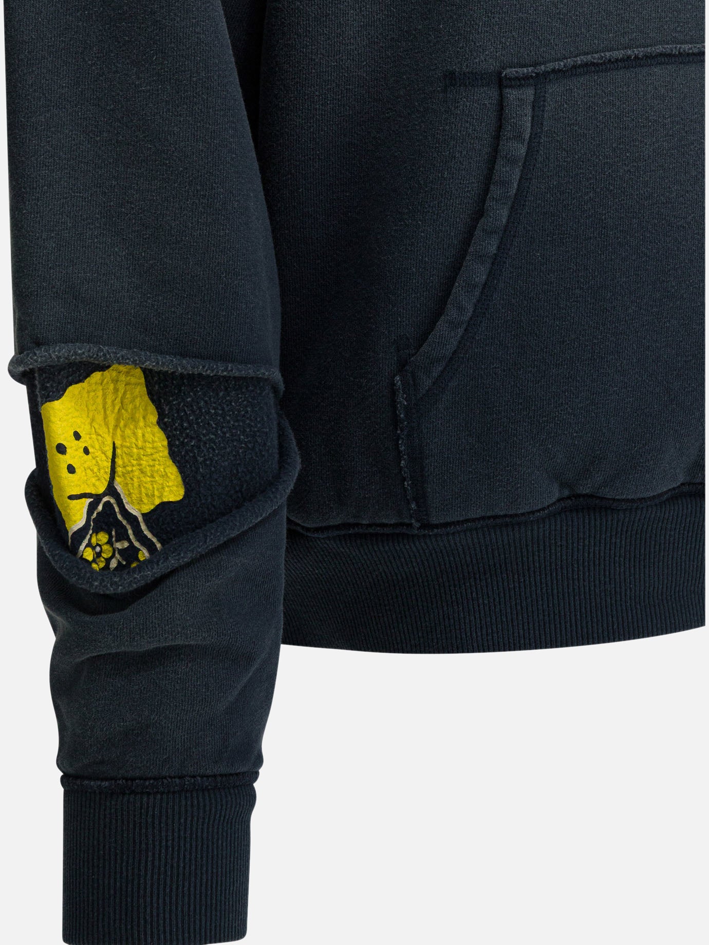 Felpe con cappuccio Solid colour  Blu - KAPITAL Uomo | PDP | VIETTI Online Store | thumbnail_3