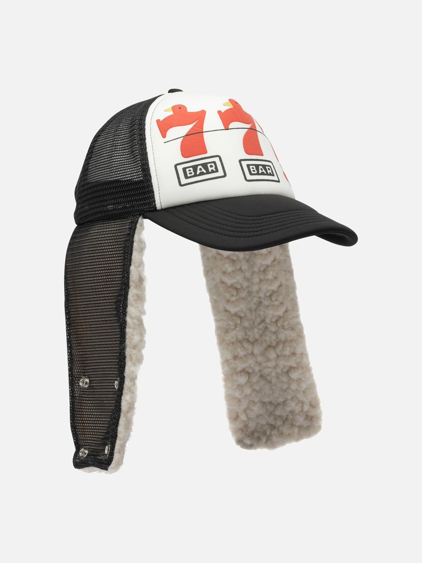 Trucker caps 80% cotton - 20% polyester7  Black - KAPITAL Men | PDP | VIETTI Online Store | Zoom-Modal_2
