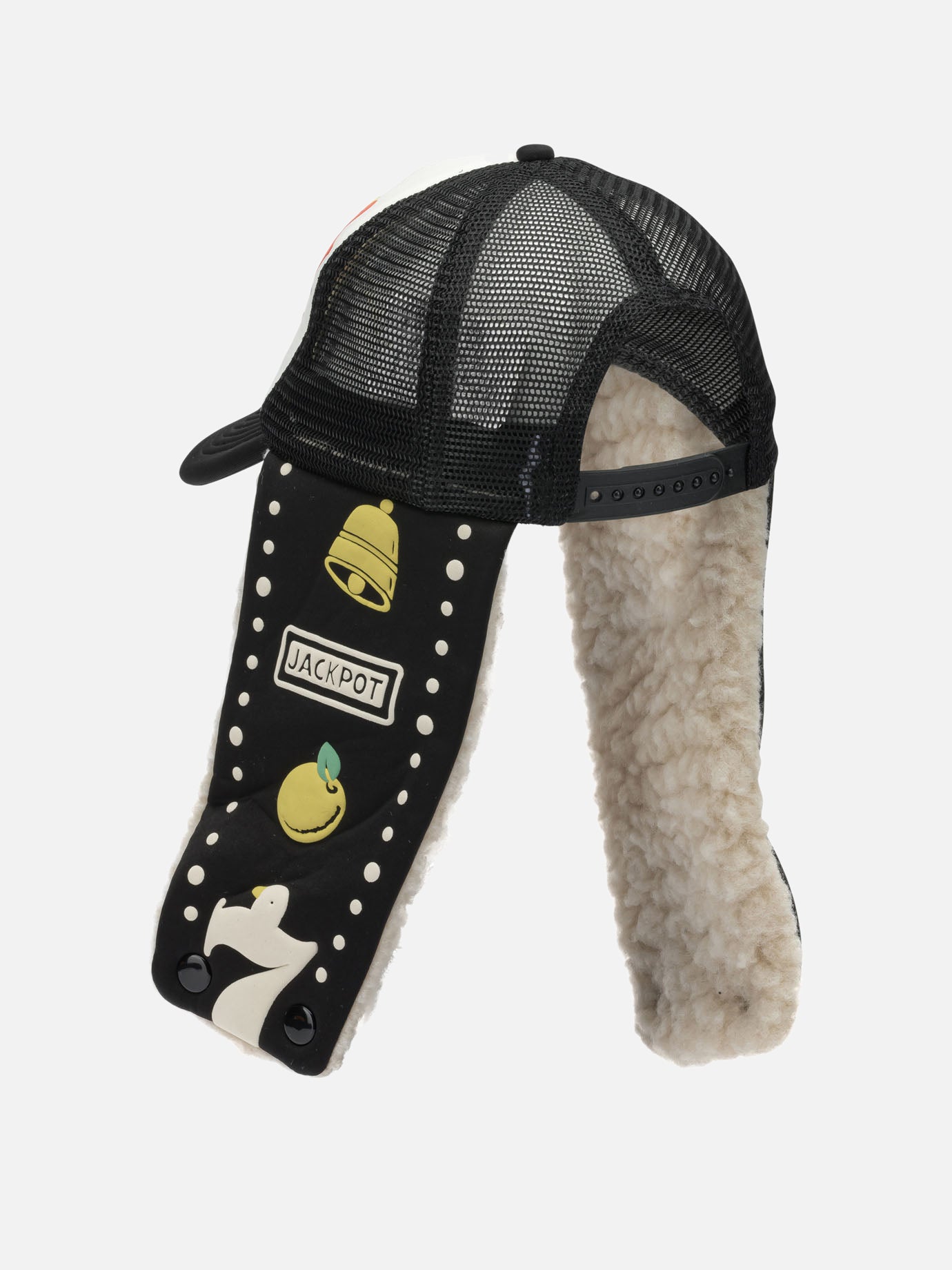 Trucker caps 80% cotton - 20% polyester7  Black - KAPITAL Men | PDP | VIETTI Online Store | Zoom-Modal_3
