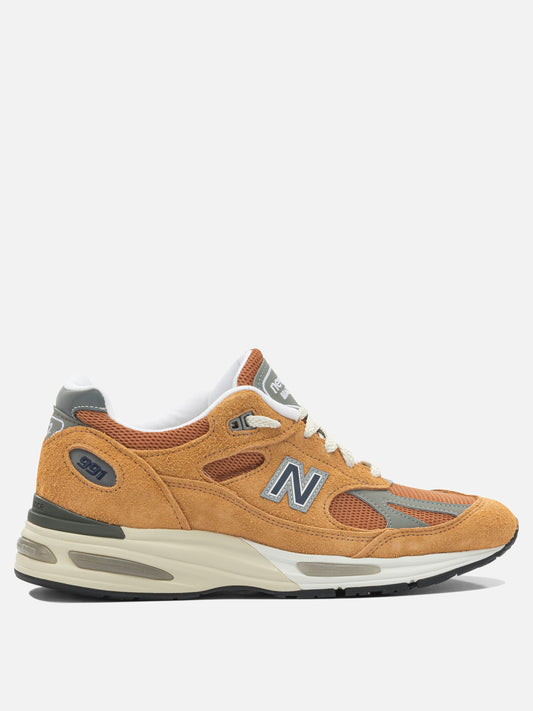 New Balance "Made in UK 991V2" Sneakers Orange

