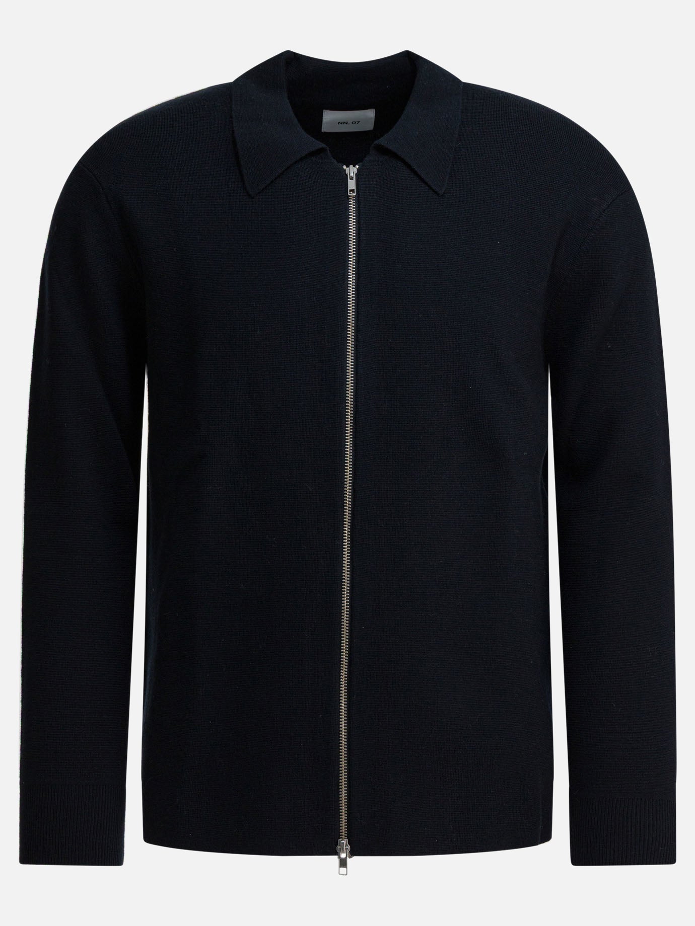 Maglioni con zip Solid colour  Blu - NN.07 Uomo | PDP | VIETTI Online Store | thumbnail