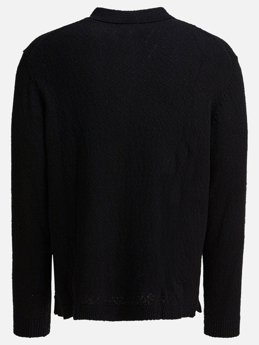 Polo con bottoni Solid colour  Nero - NN.07 Uomo | VIETTI Online Store | 2
