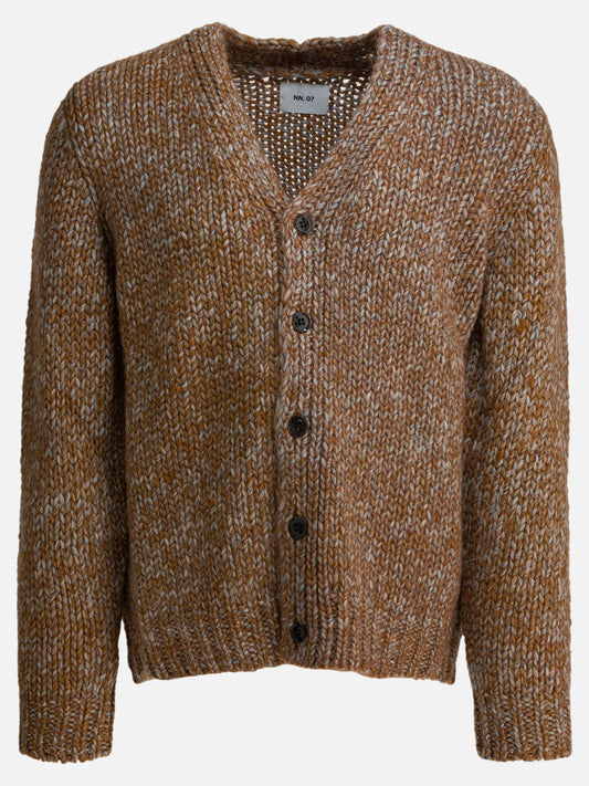 Cardigan Mélange  Beige - NN.07 Uomo | VIETTI Online Store 
