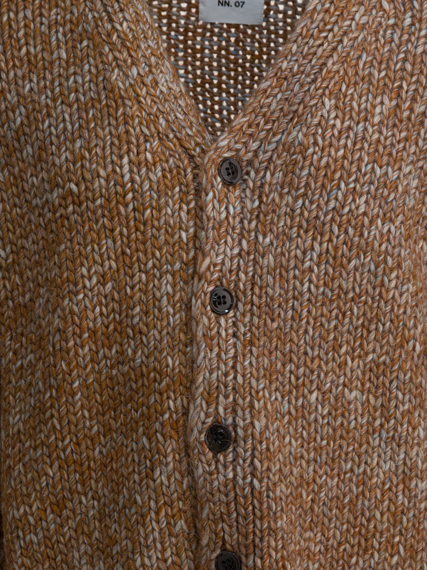 Cardigan Mélange  Beige - NN.07 Uomo | PDP | VIETTI Online Store | thumbnail_3