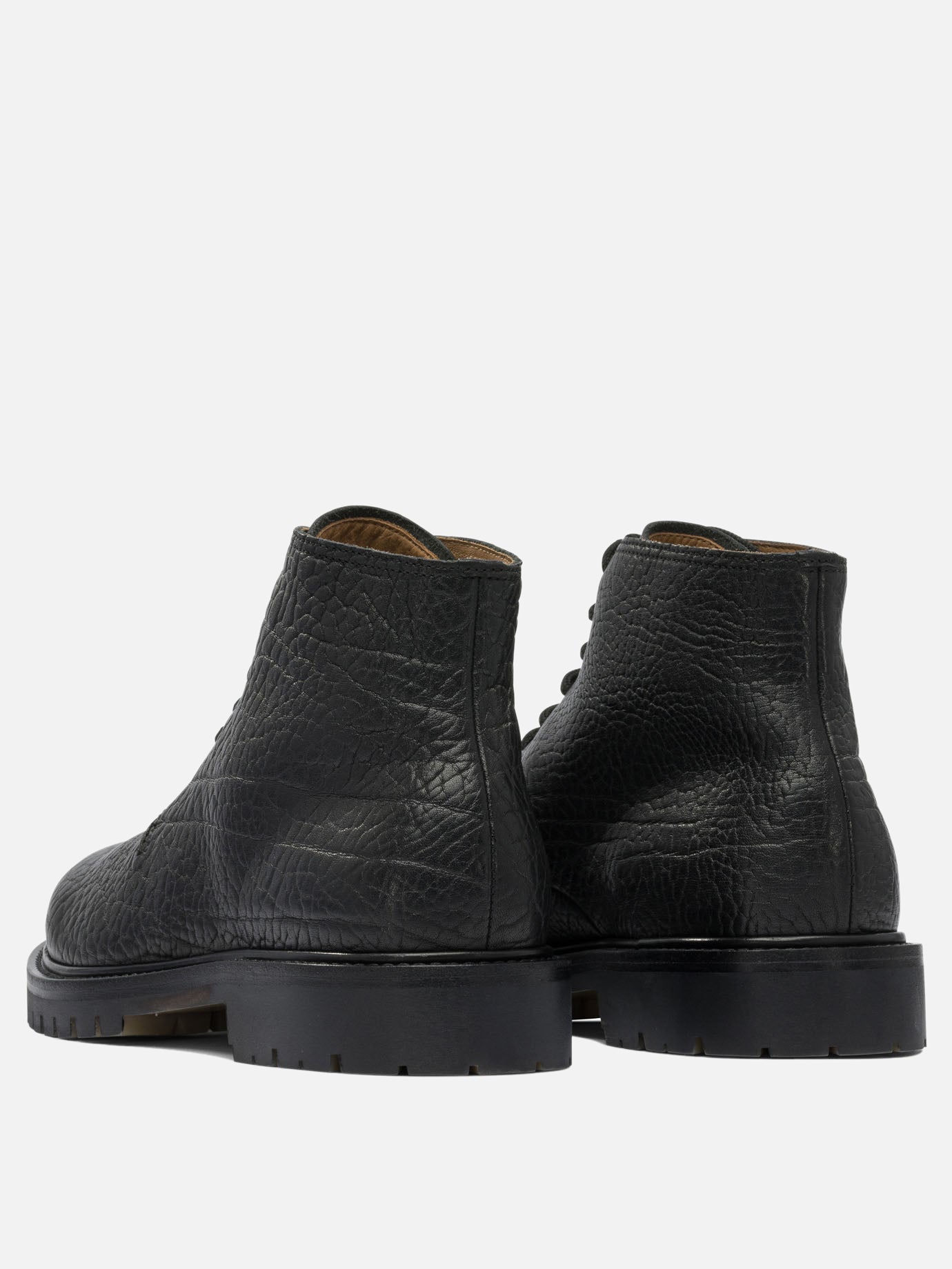Stivaletti stringati 100% leather - 100% rubber  Nero - Officine Creative Uomo | PDP | VIETTI Online Store | Zoom-Modal_4
