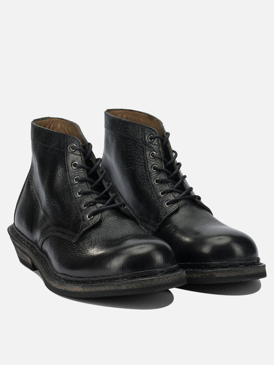Stivaletti stringati 100% leather - 100% rubber  Nero - Our Legacy Uomo | PDP | VIETTI Online Store | 2
