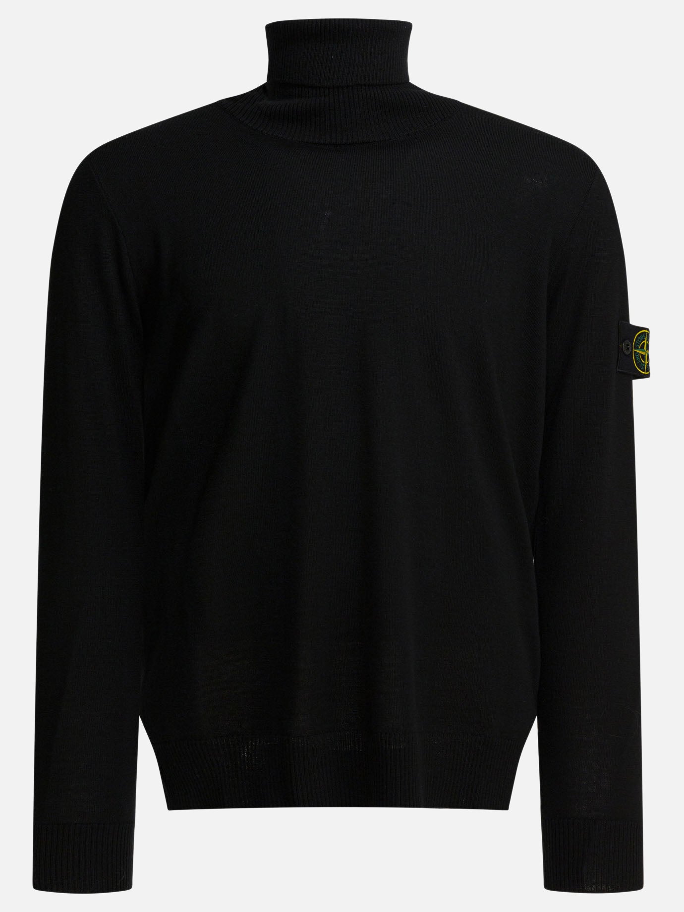 Turtleneck sweaters Logo  Black - Stone Island Men | PDP | VIETTI Online Store | thumbnail