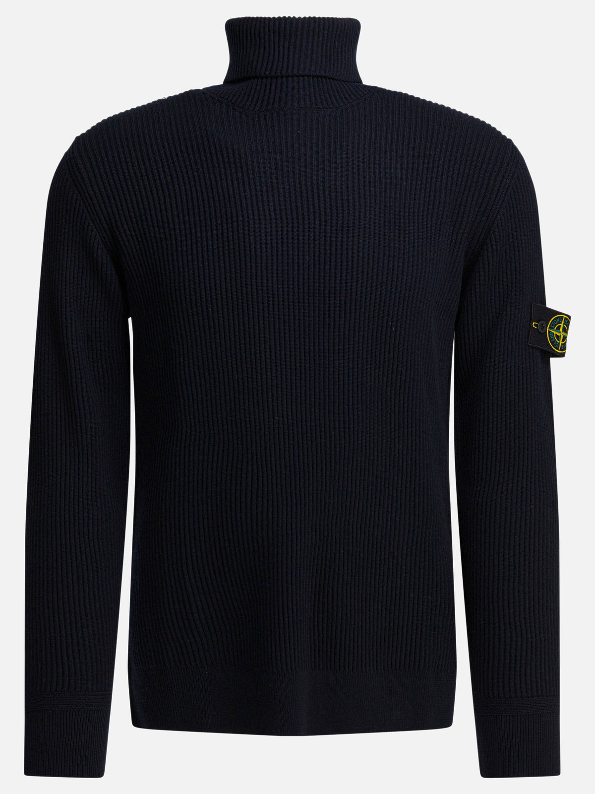 Stone Island Crew-neck sweater with logo Blue