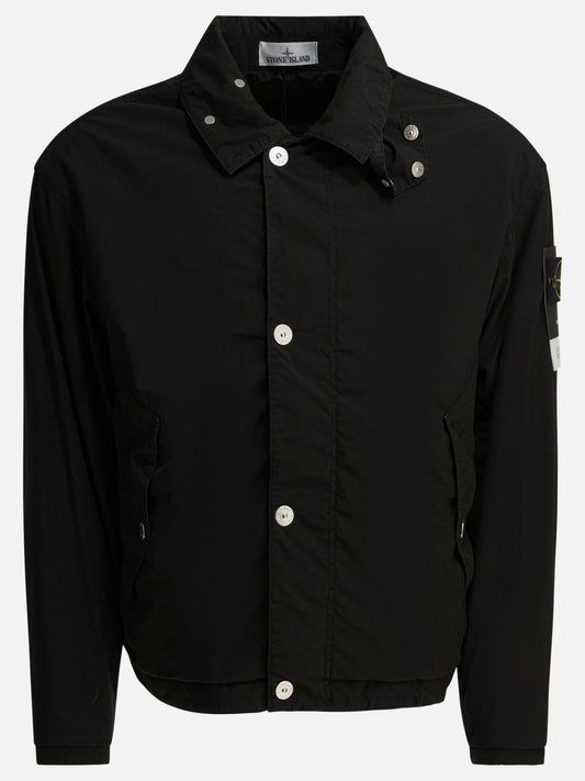 Raincoats & Trench coats Logo  Black - Stone Island Men | PLP | VIETTI Online Store 
