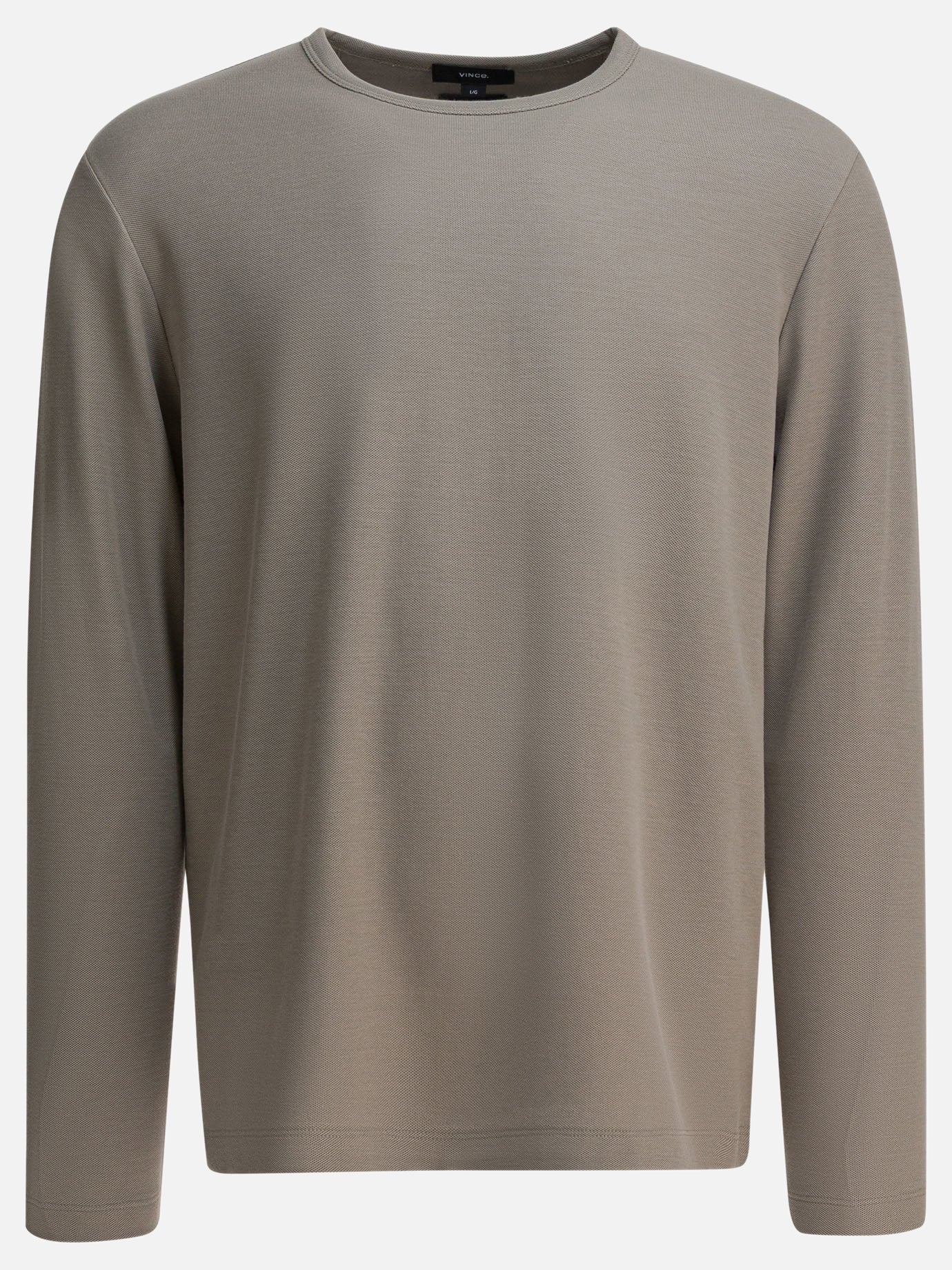 T-shirt girocollo Solid colour  Beige - Vince Uomo | PDP | VIETTI Online Store | Zoom-Modal
