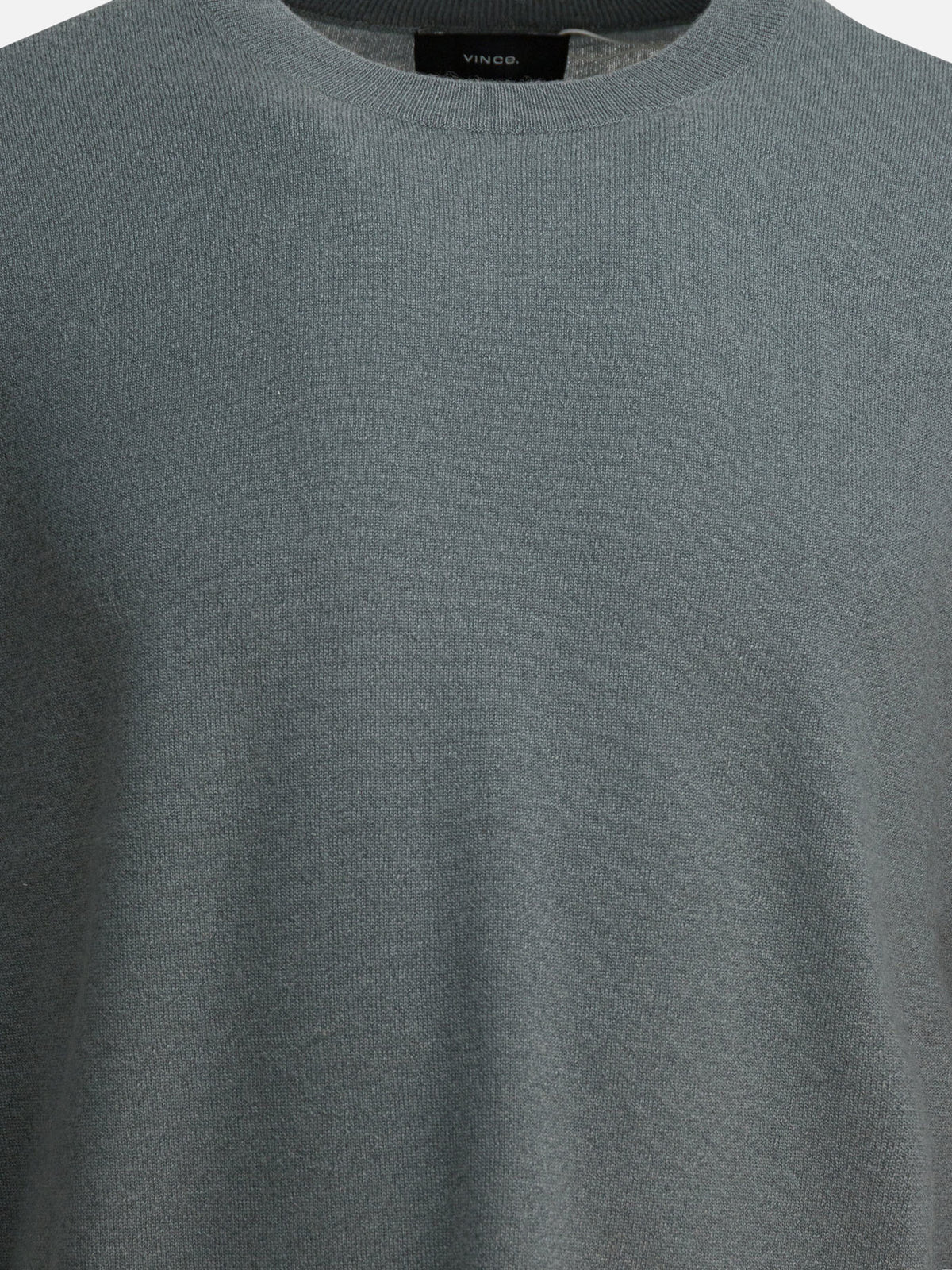 Vince Cashmere and silk crewneck sweater Grey - VIETTI