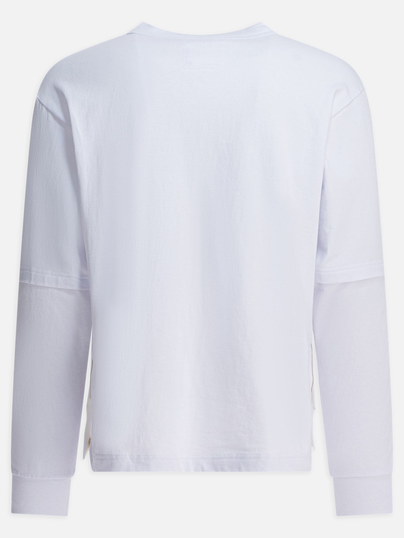 T-shirt girocollo Logo  Bianco - Sacai Uomo | PDP | VIETTI Online Store | thumbnail_2