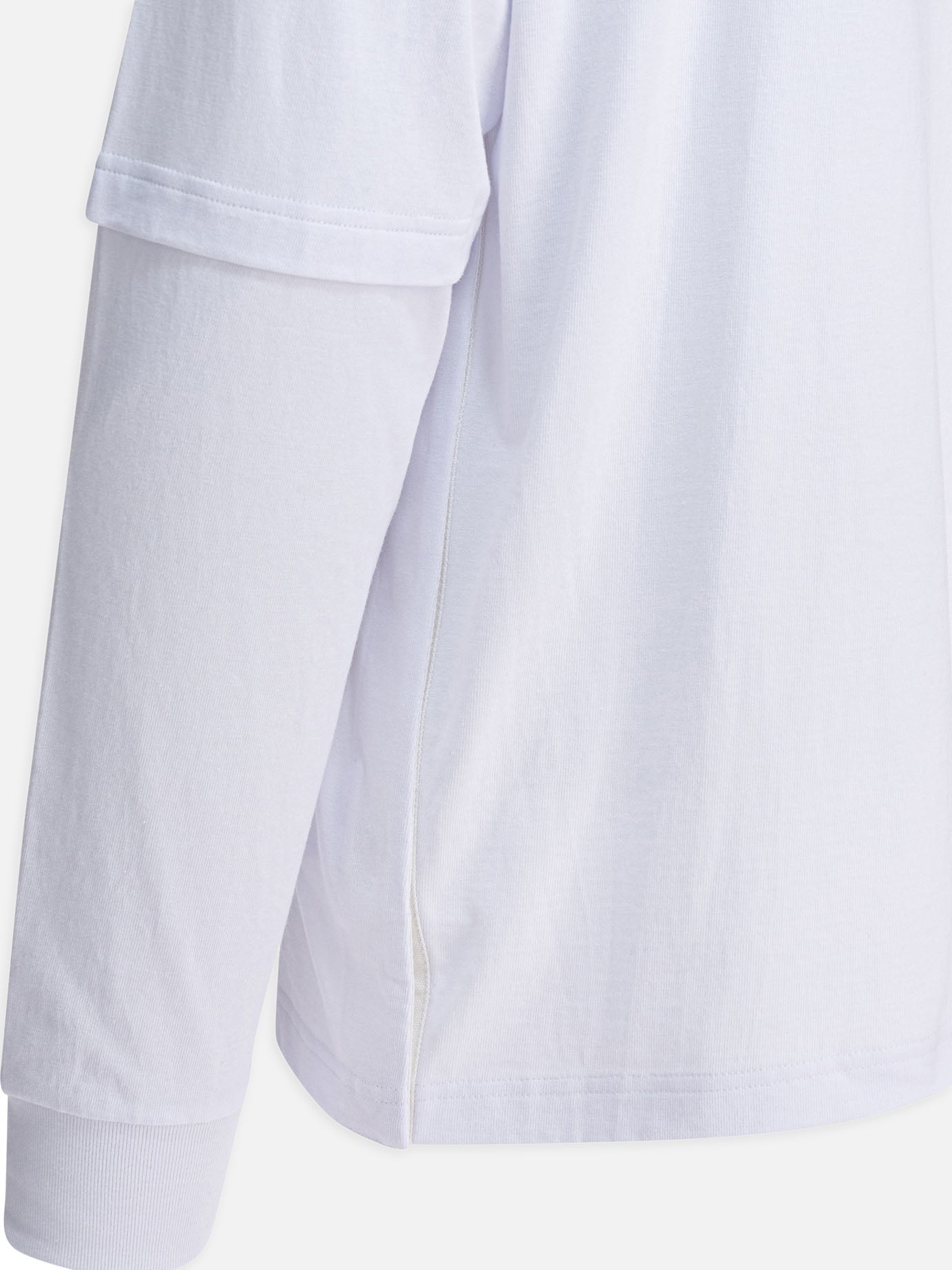 T-shirt girocollo Logo  Bianco - Sacai Uomo | PDP | VIETTI Online Store | thumbnail_4