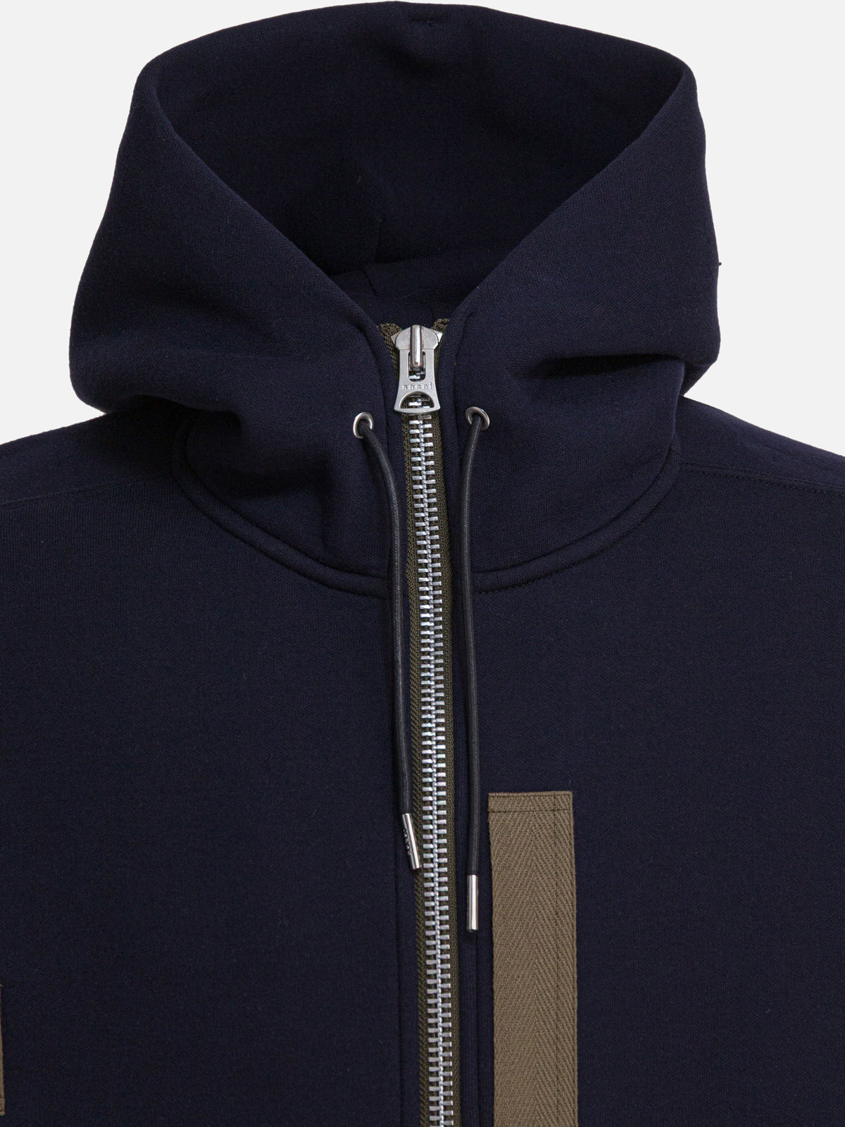 Sacai "Sponge" hoodie Blue