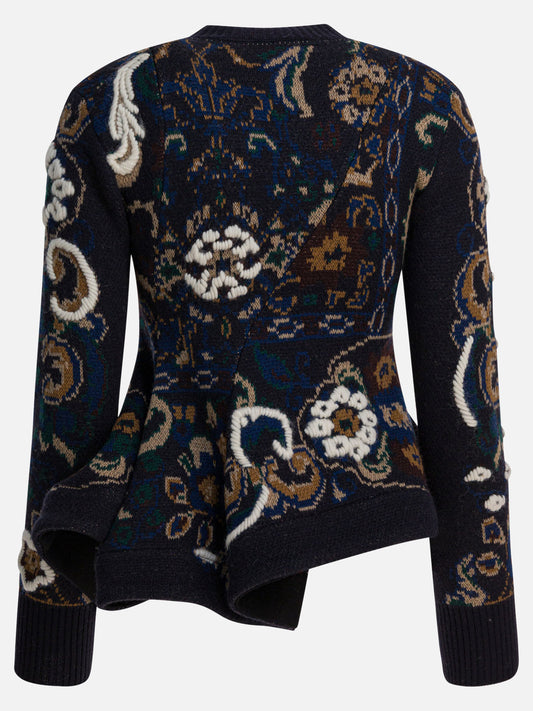 Crewneck sweaters Floral  Blue - Sacai Women | PLP | VIETTI Online Store | 2
