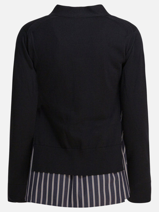 Sacai Cotton cardigan 12877611_1 Black 2
