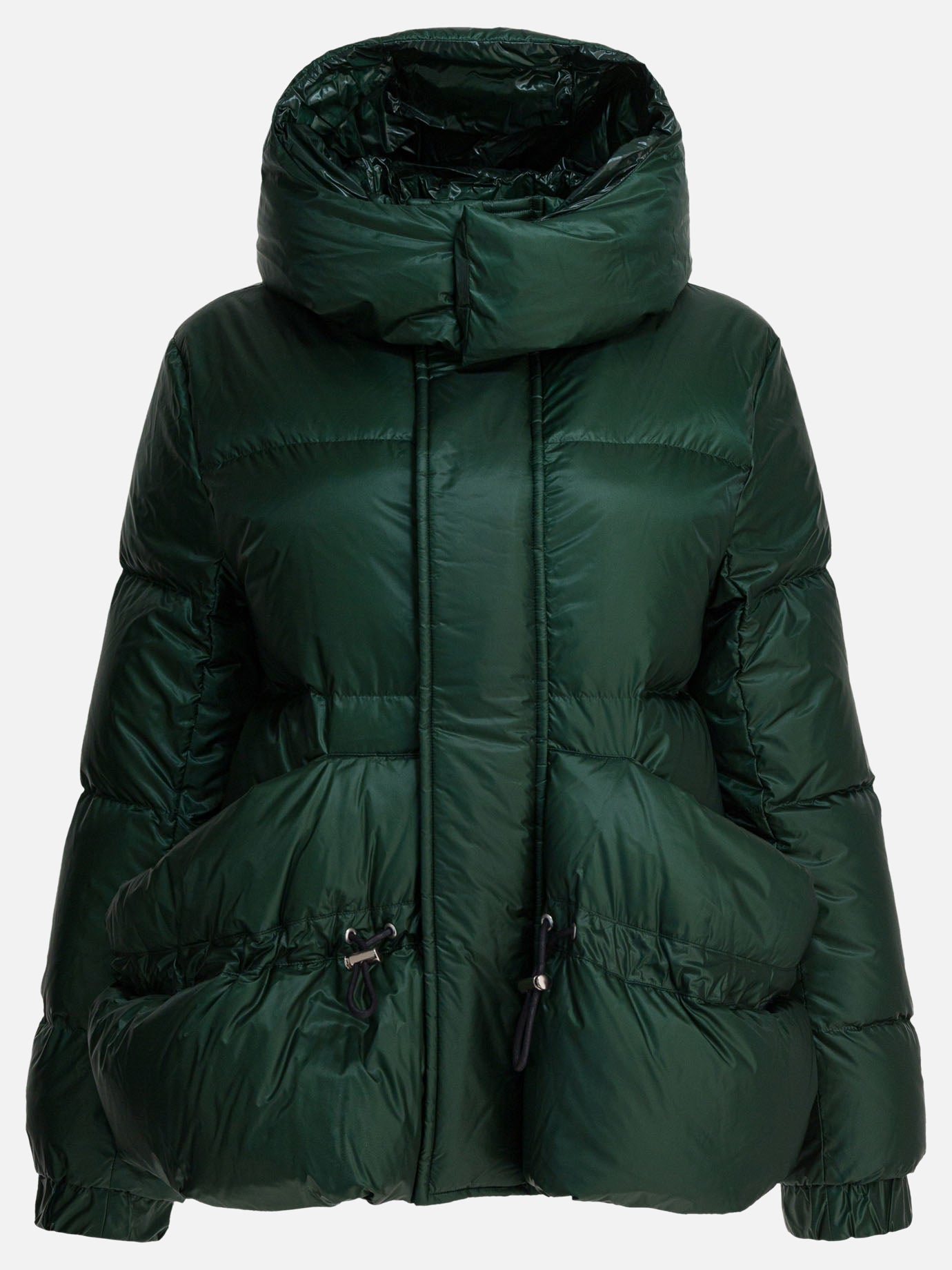 Down jackets Solid colour  Green - Sacai Women | PDP | VIETTI Online Store | thumbnail