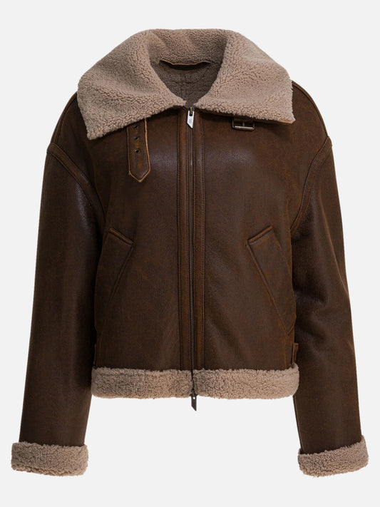 Giacche shearling Solid colour  Marrone - Salvatore Santoro Donna | PLP | VIETTI Online Store 
