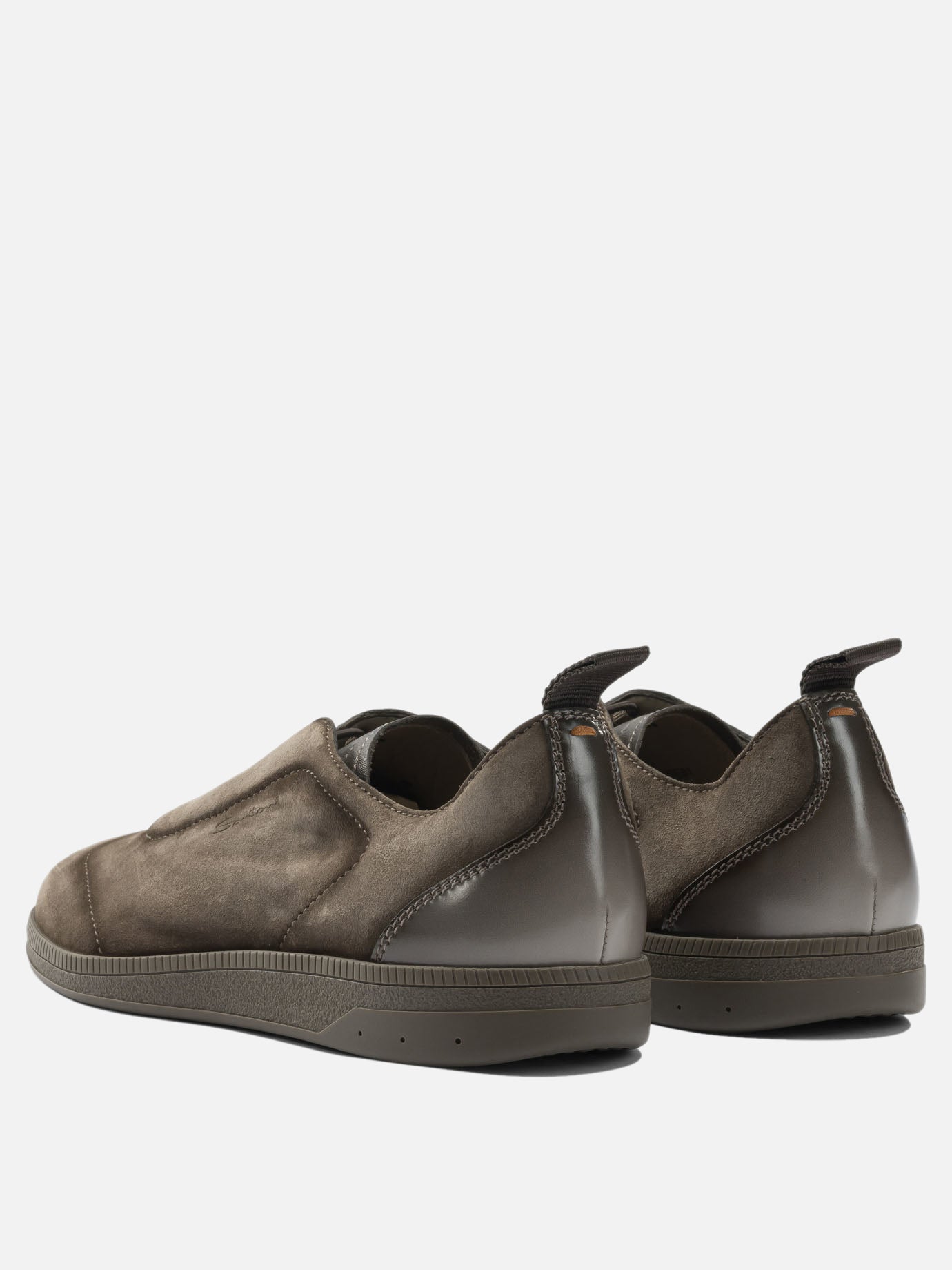 Santoni Sneaker with elastic laces Beige - Men | VIETTI