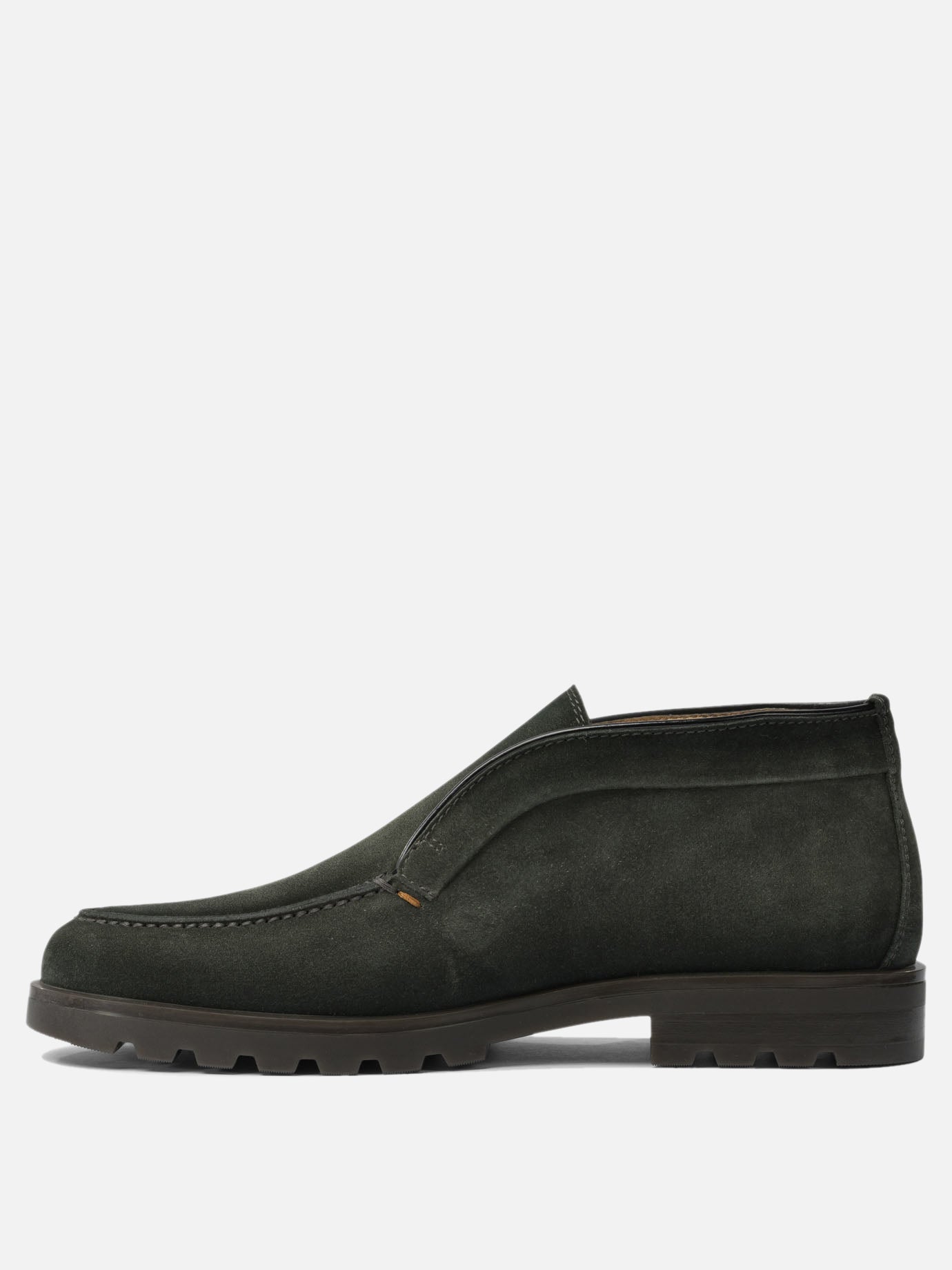 Stivaletti pull-on 100% suede - 100% rubber  Verde - Santoni Uomo | PDP | VIETTI Online Store | Zoom-Modal_3
