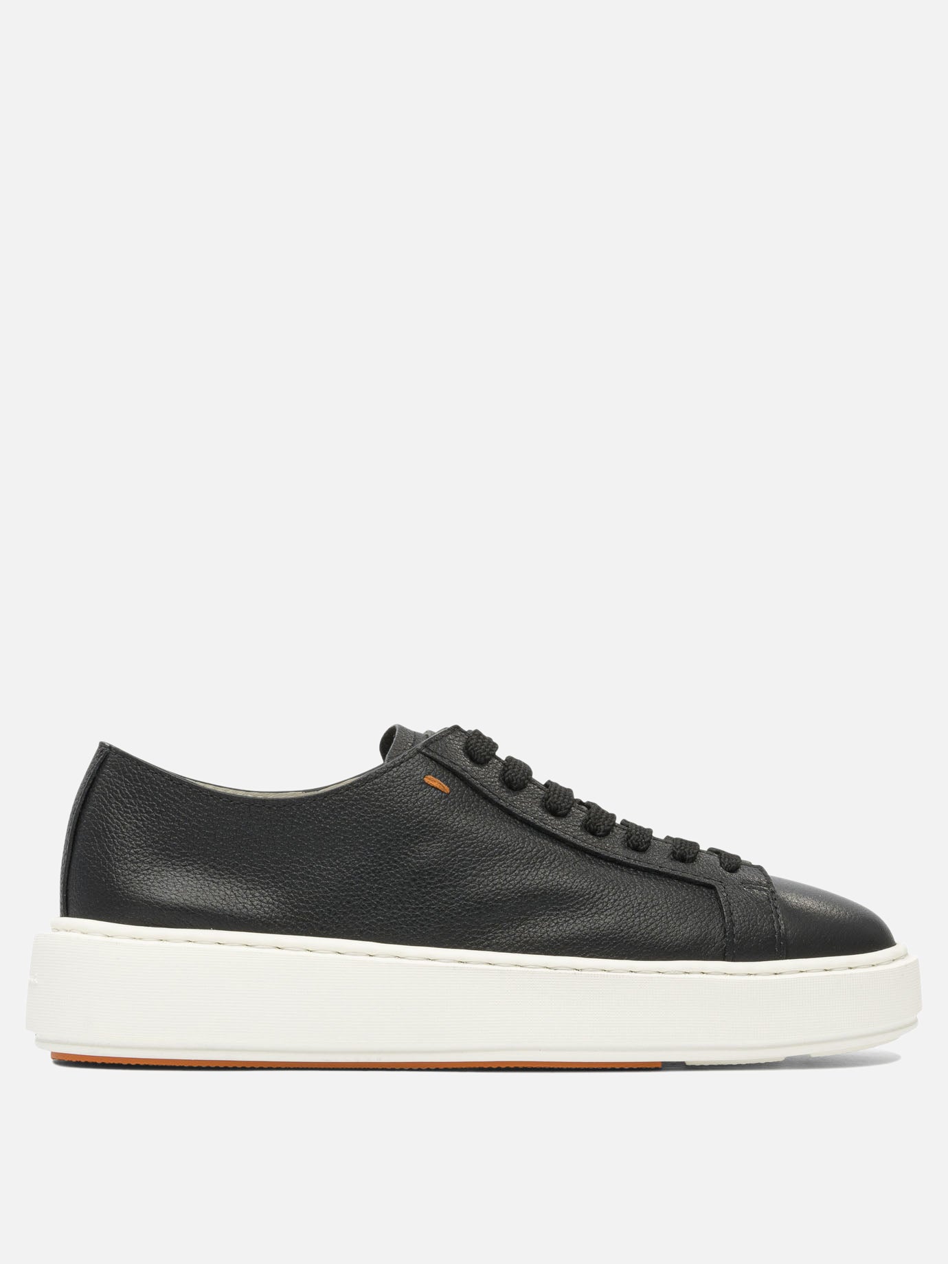 Low top sneakers 100% leather - 100% rubber  Black - Santoni Women | PDP | VIETTI Online Store | Zoom-Modal
