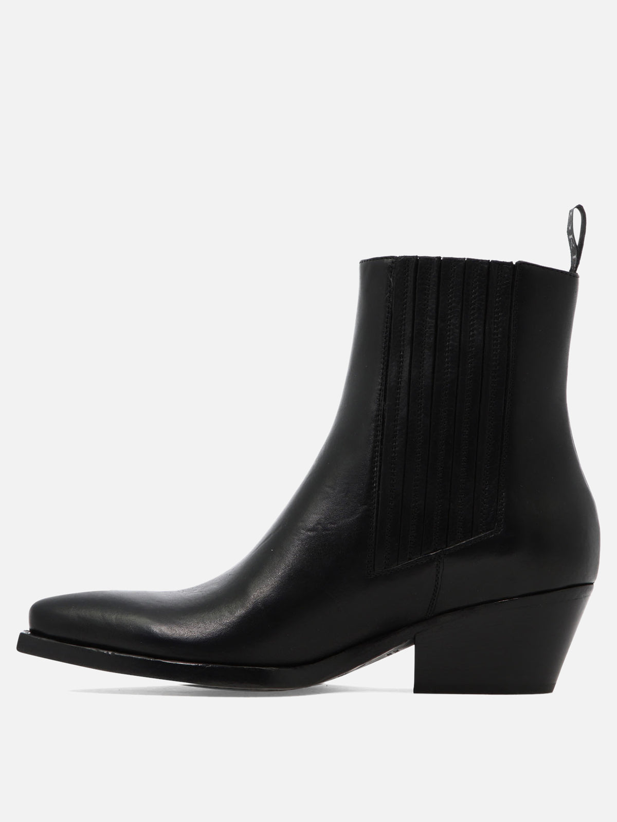 Sartore "Parma 45 mm" Pull-On Ankle Boots Black - VIETTI