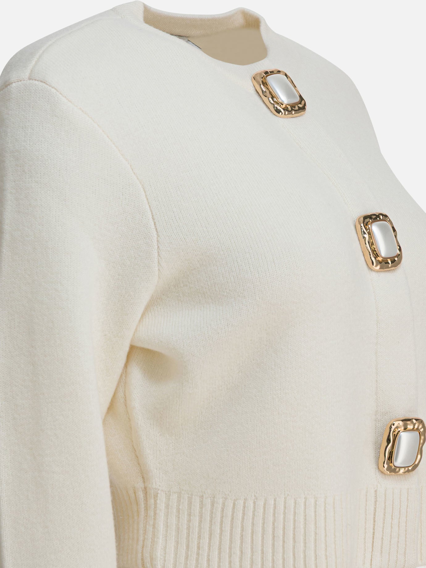 Cardigan Embellished  Bianco - Self-portrait Donna | PDP | VIETTI Online Store | Zoom-Modal_4
