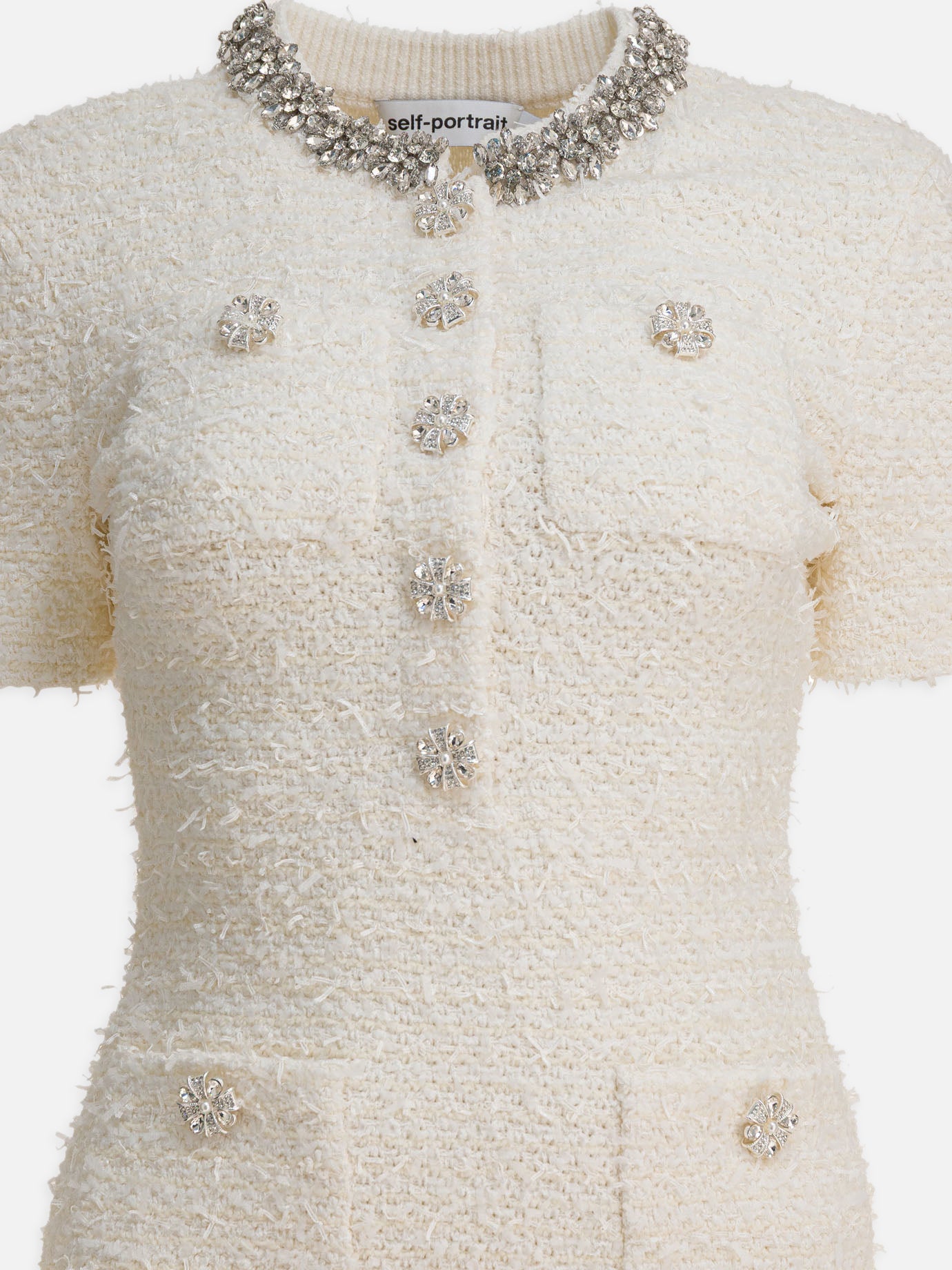 Mini dresses Solid colour  Beige - Self-portrait Women | PDP | VIETTI Online Store | Zoom-Modal_3
